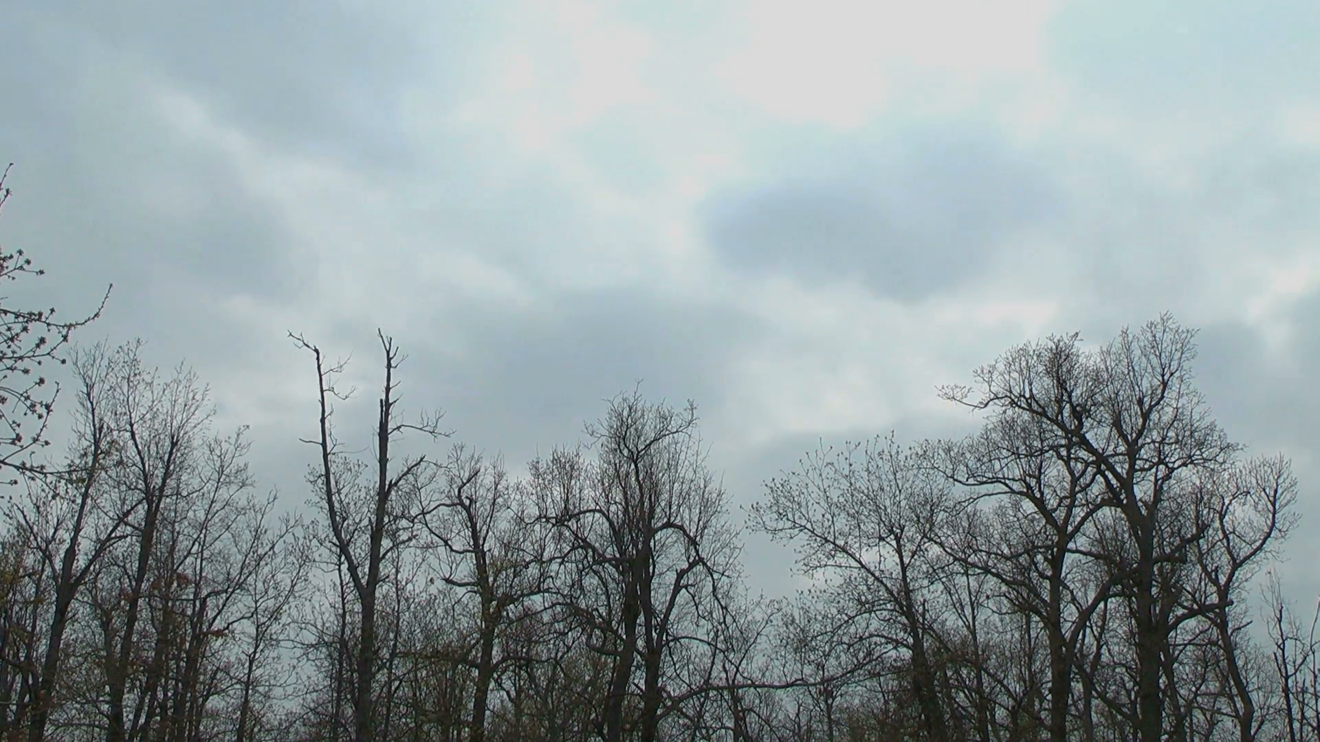 Time Lapse Cloudy Winter Sky Stock Video Footage - Videoblocks