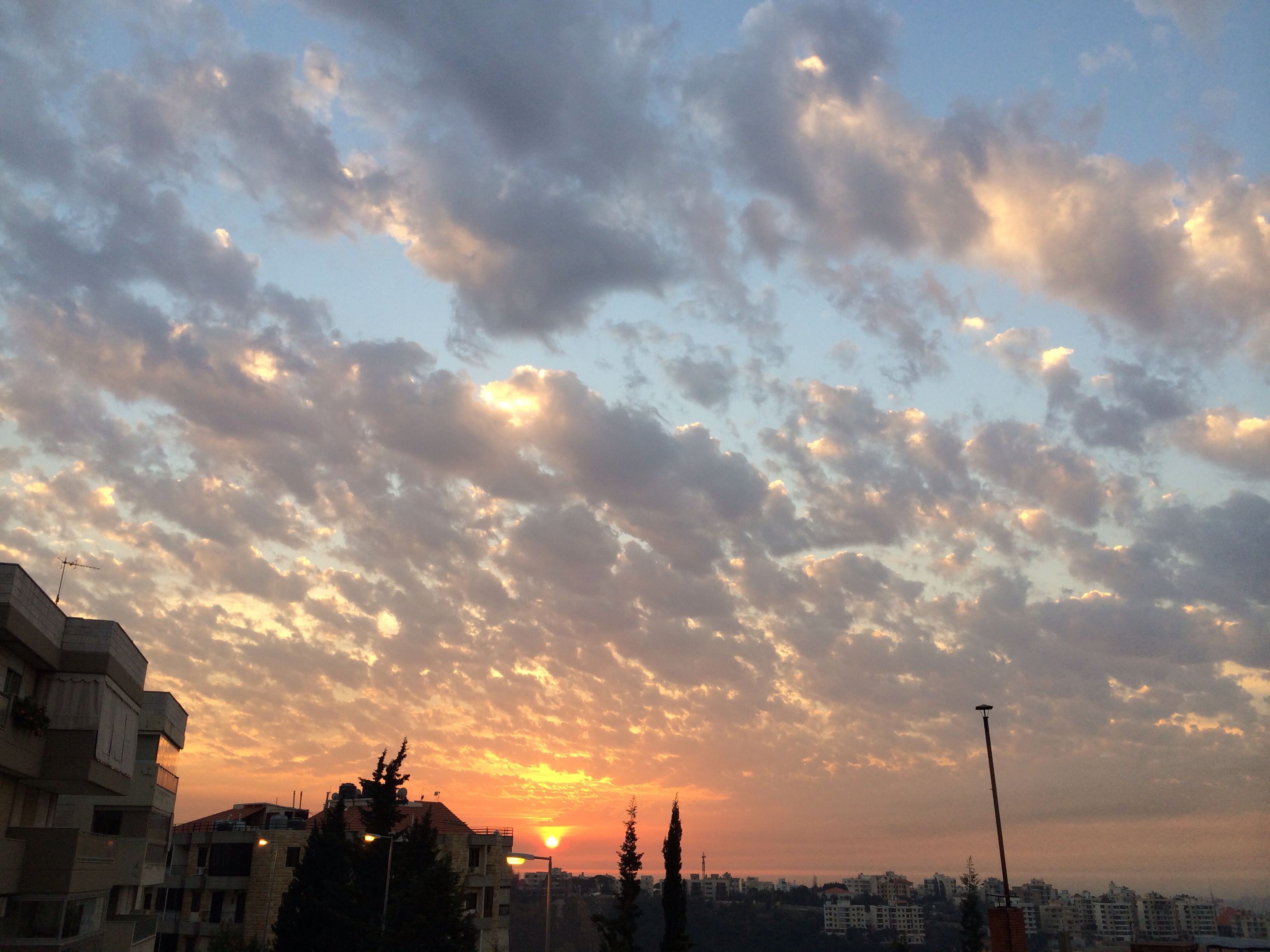 Sunset in Lebanon on a cloudy day #sunset #clouds | Lebanon ...
