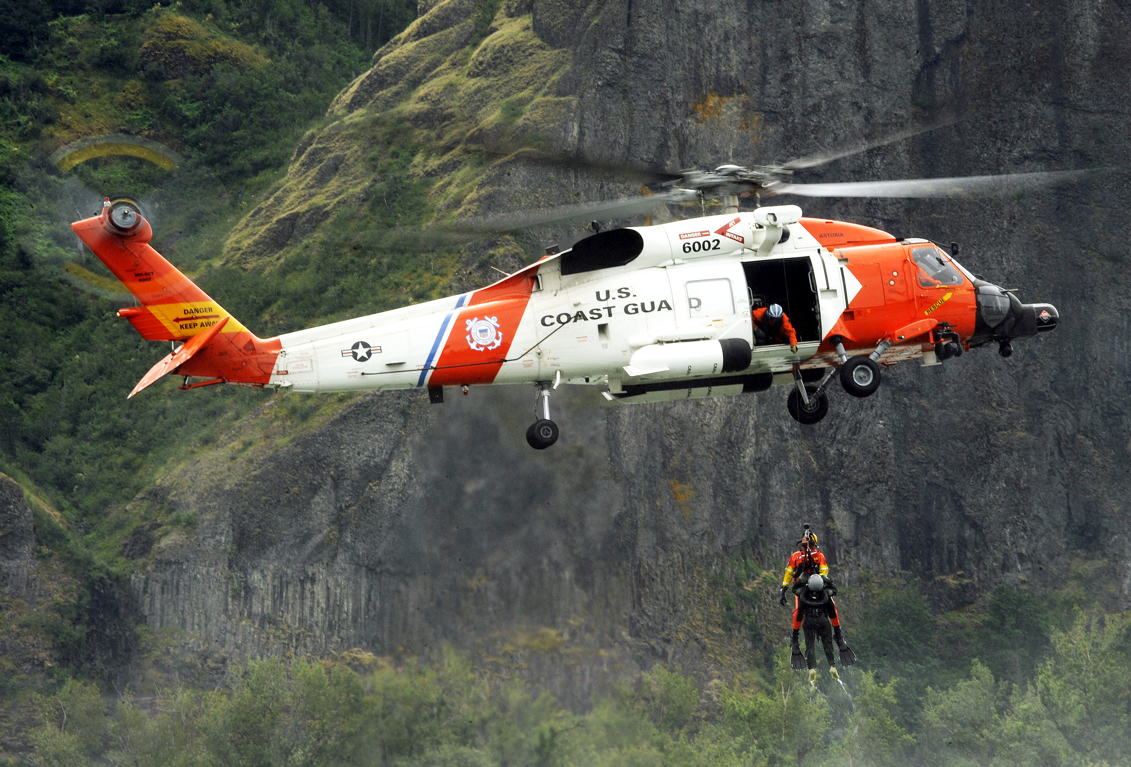 Coast guard helicopter photo