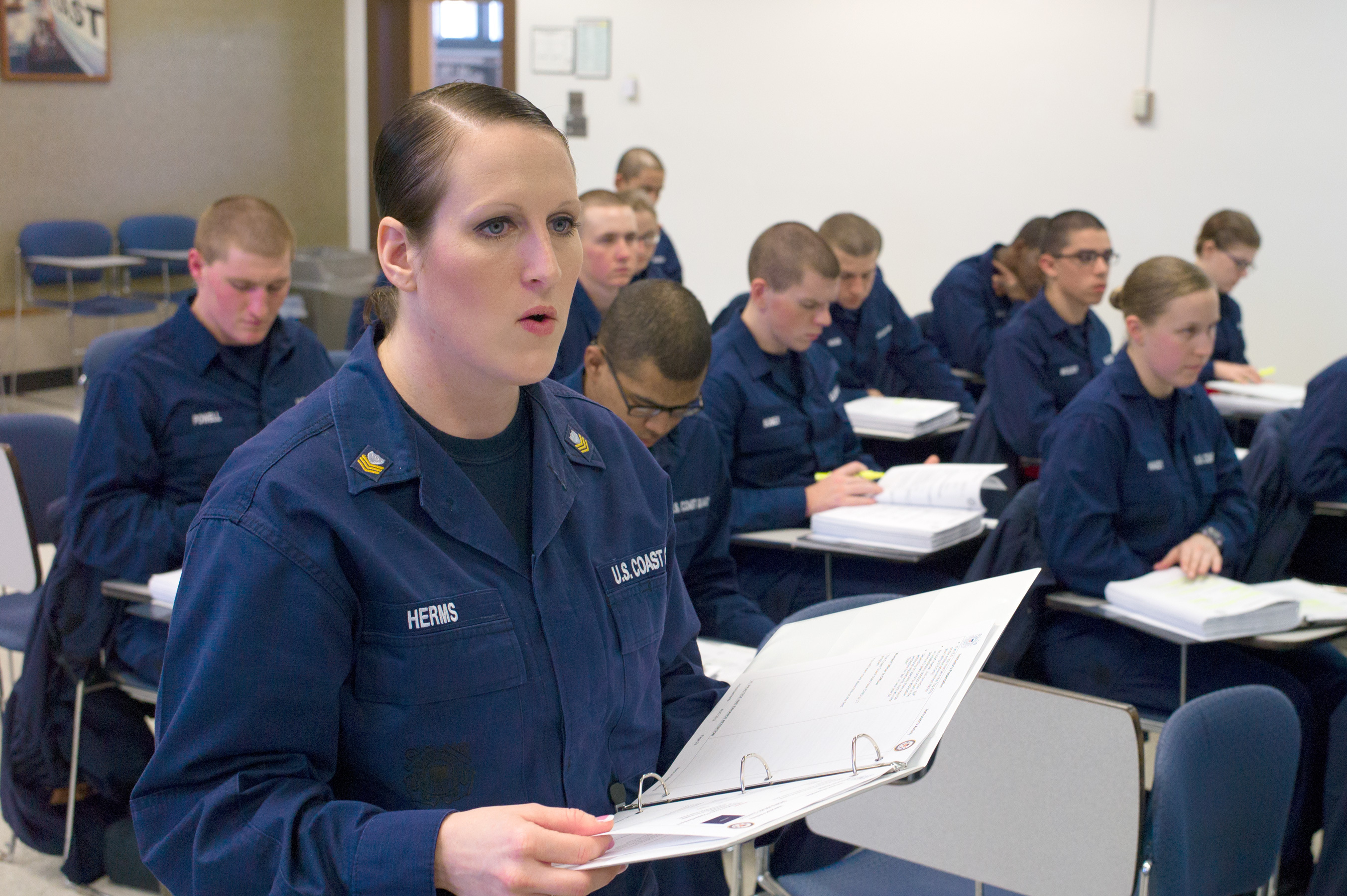 Coast guard training photo