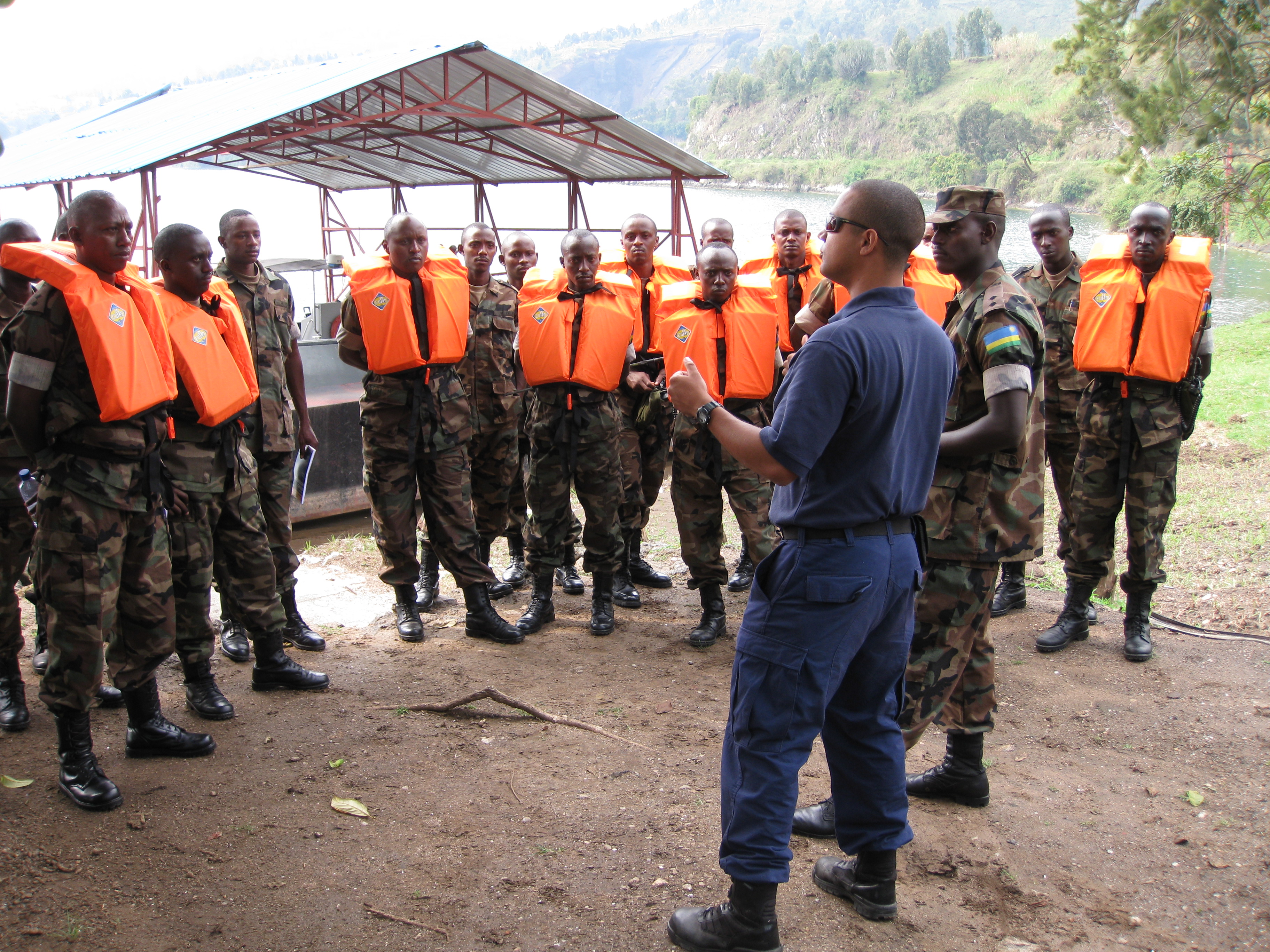 File:US Coast Guard training for Rwanda.jpg - Wikimedia Commons