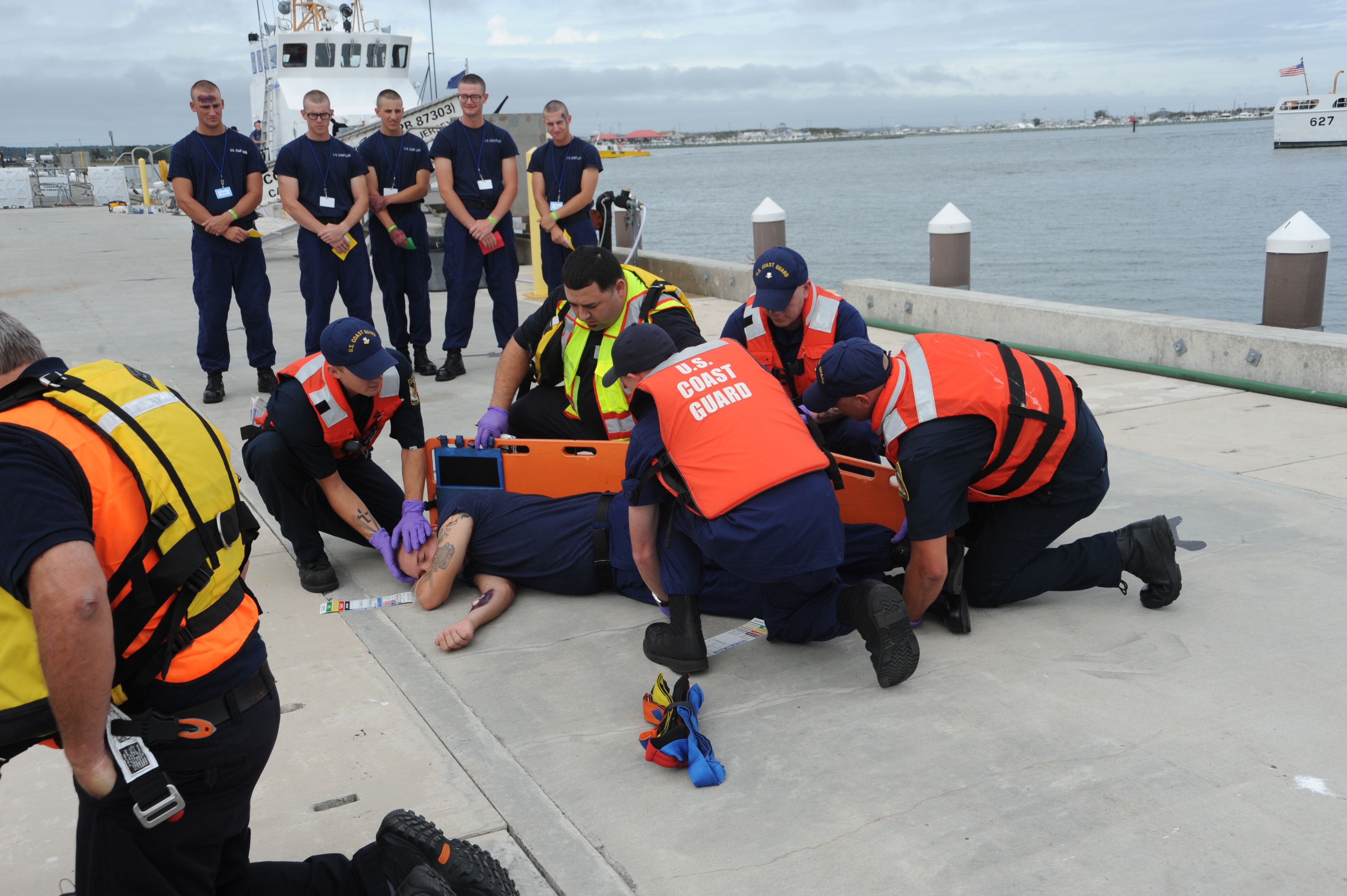 Mass casualty drill « Coast Guard All Hands