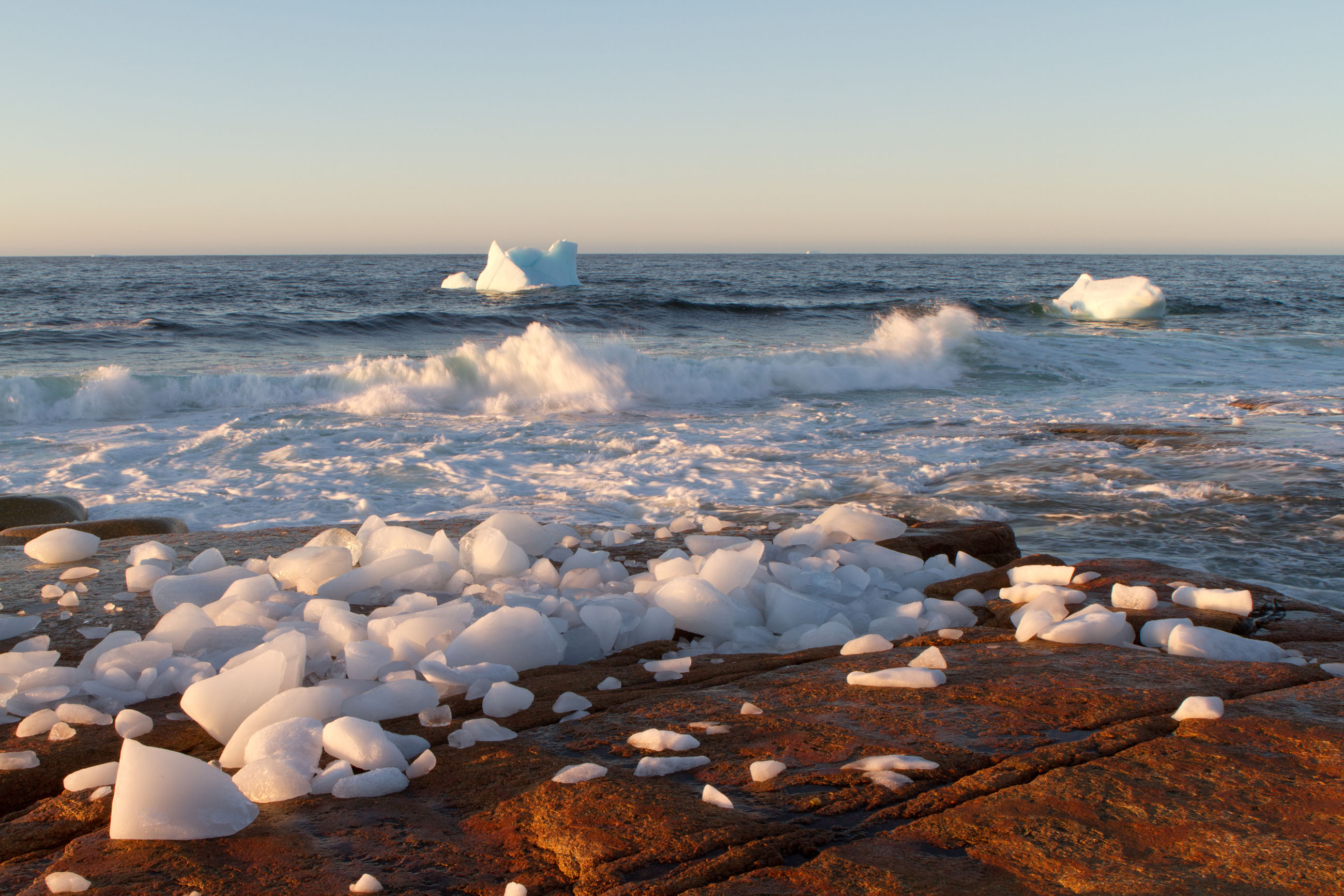 Coastal icebergs photo
