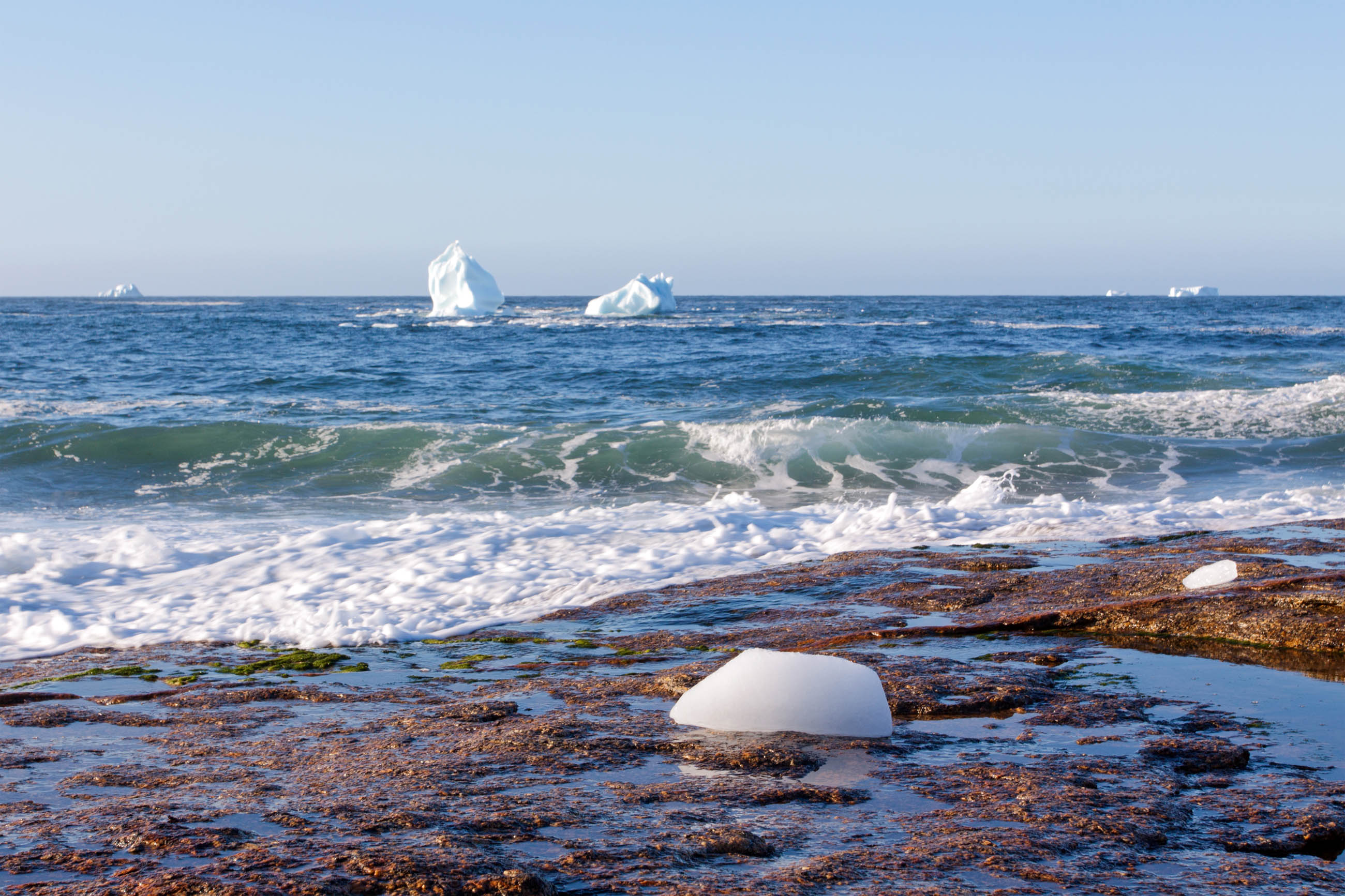 Coastal icebergs photo