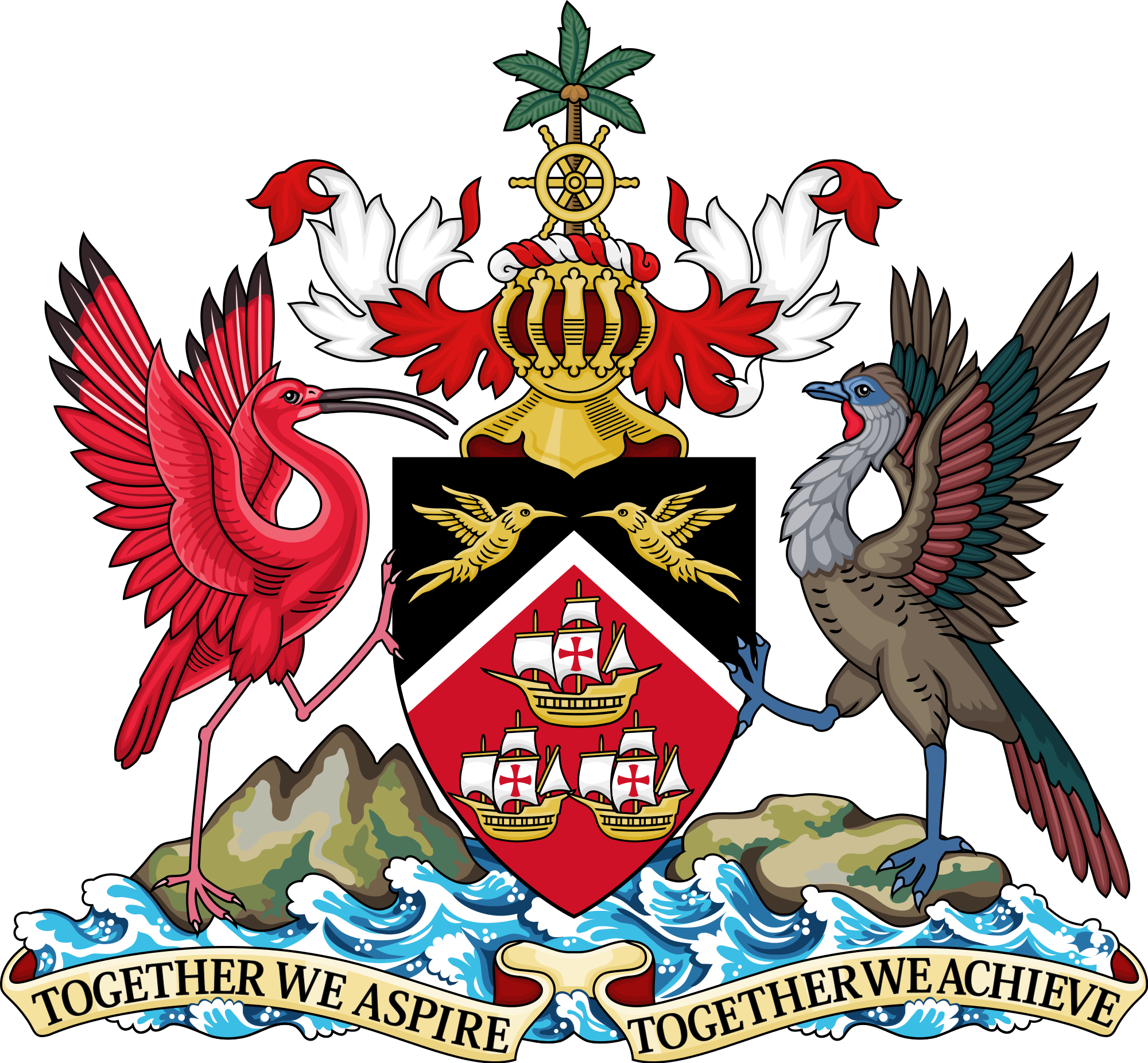 File:Coat of arms of Trinidad and Tobago.svg - Wikimedia Commons