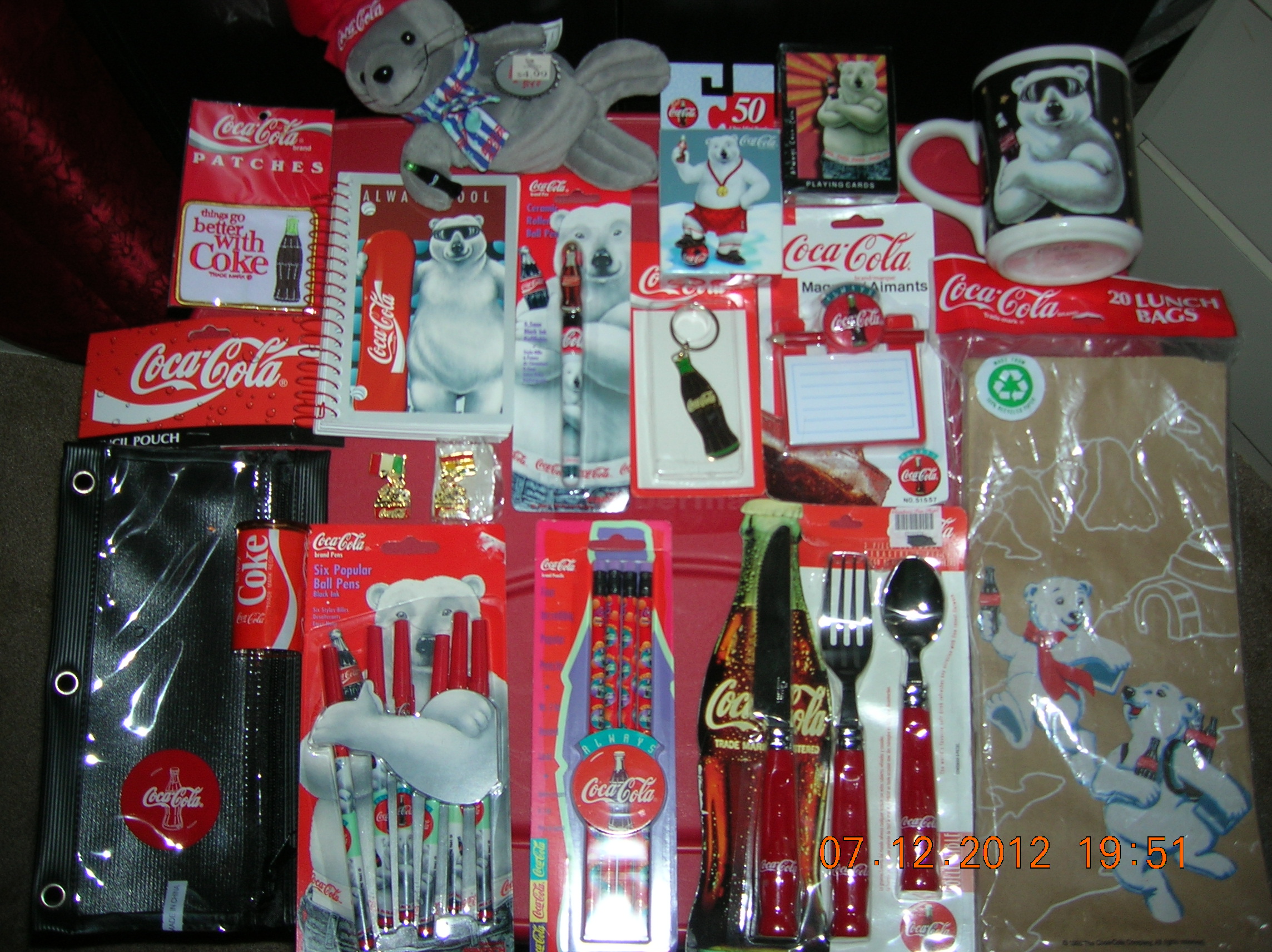 Coca-Cola School supply Lot of 16 items | Serendipity's Collectible ...