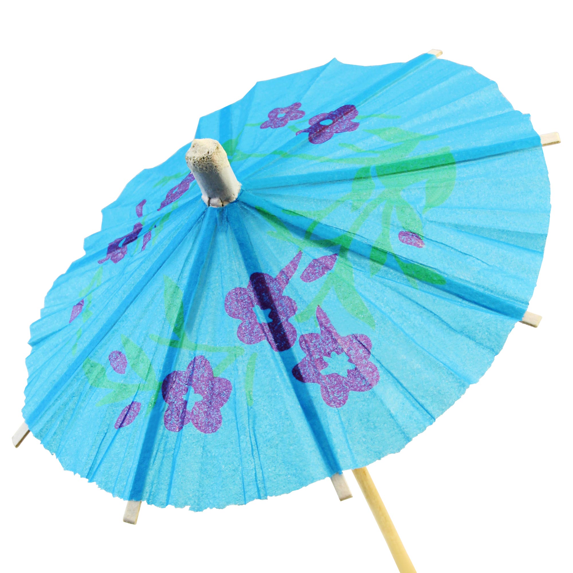 Paper Cocktail Umbrellas | Mini Paper Parasols for Drinks