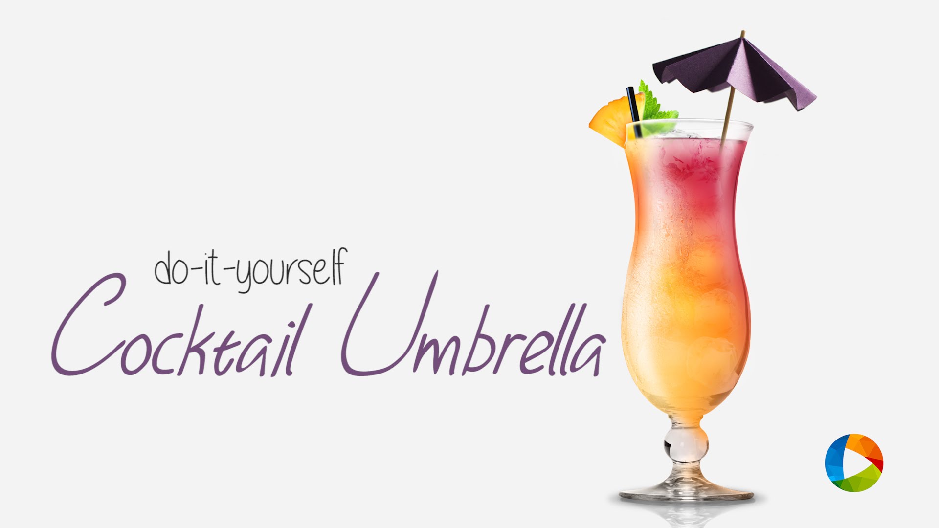 DIY: Cocktail Umbrella - YouTube