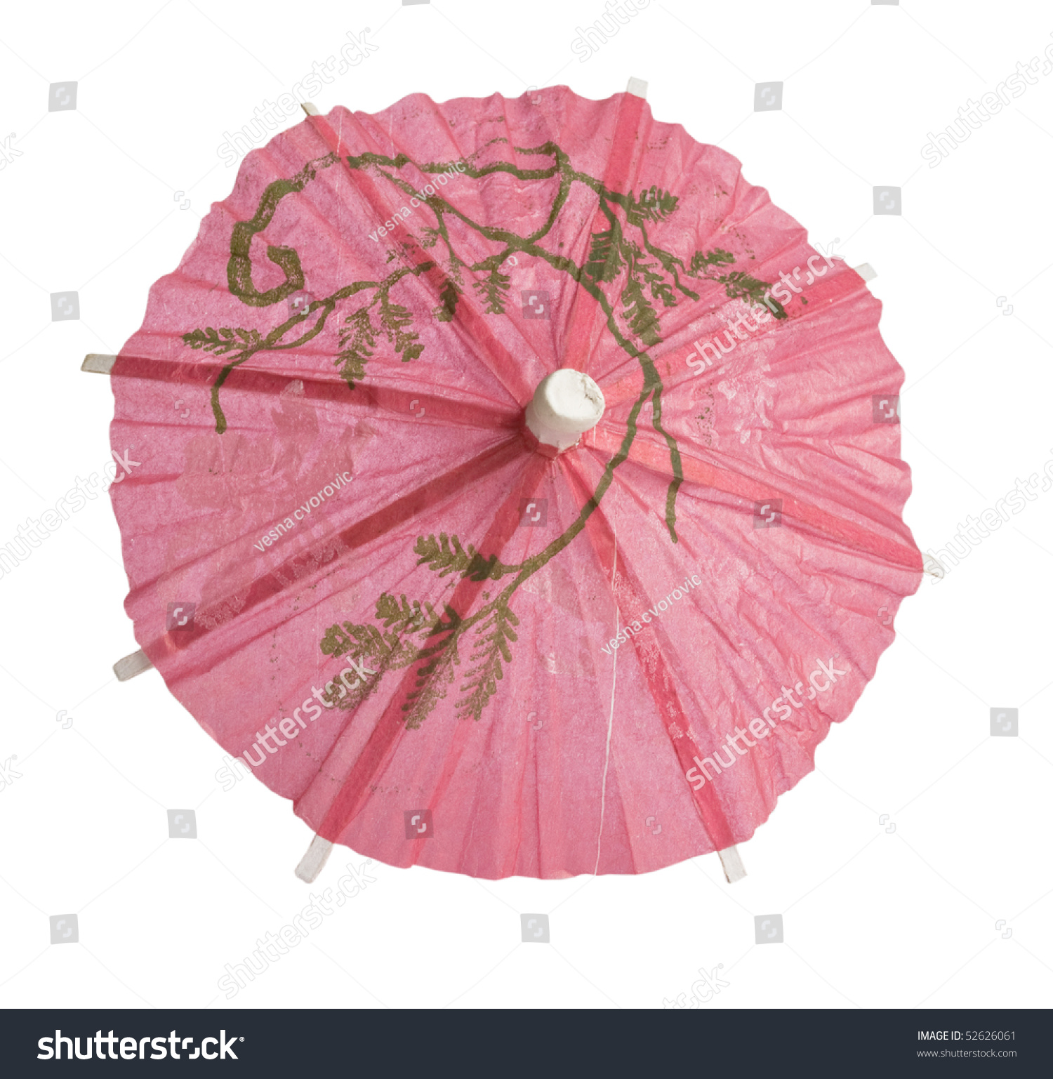 Pink Cocktail Umbrella Stock Photo 52626061 - Shutterstock