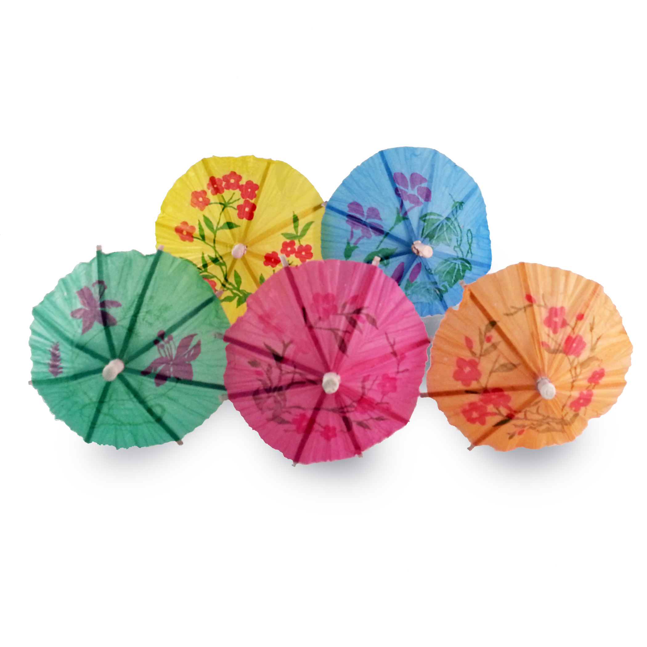 Tropical Drink Umbrella Picks, 144ct, Assorted Colors - Walmart.com