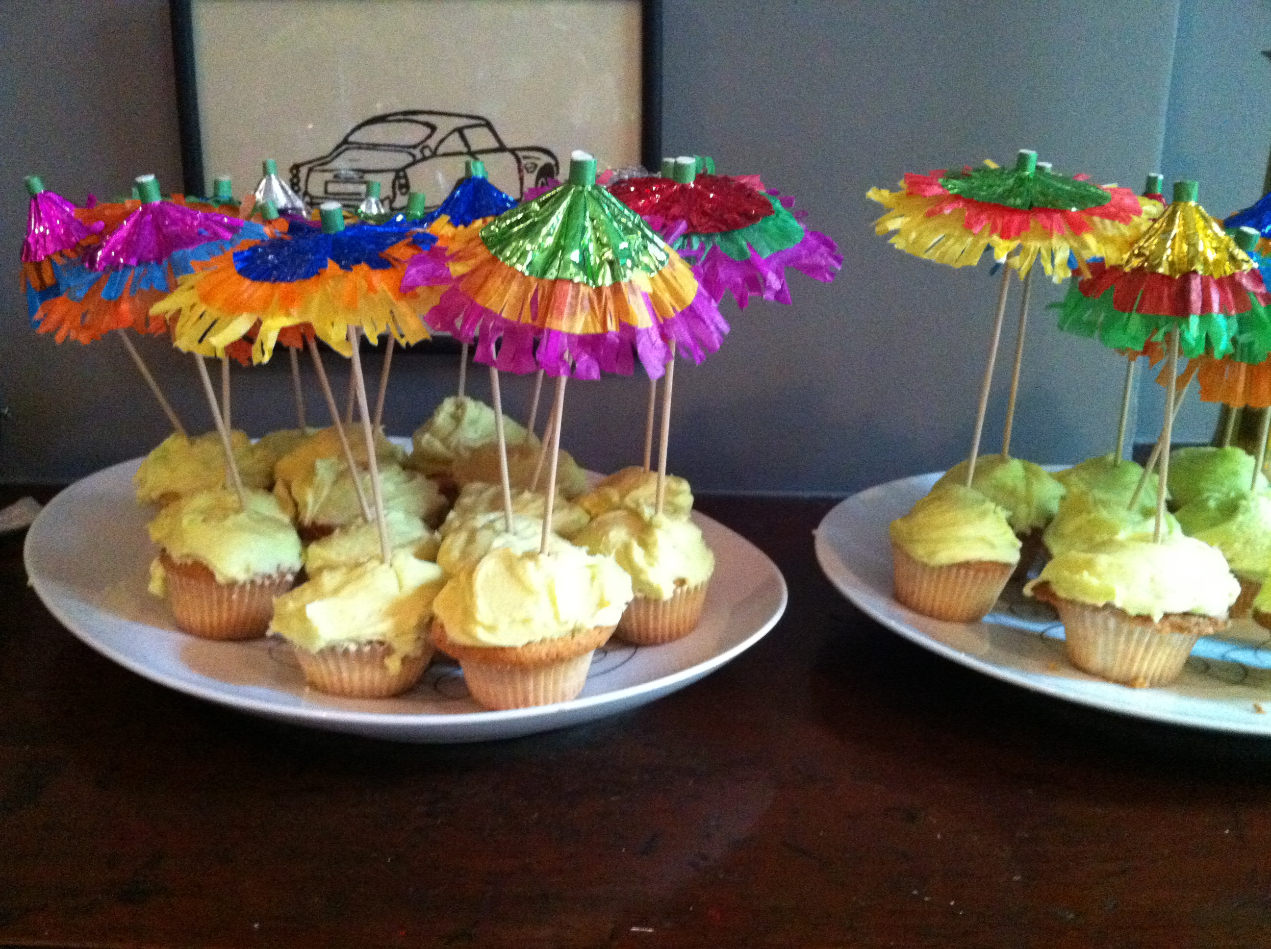 Cupcake Upgrade: Put a Cocktail Umbrella on It