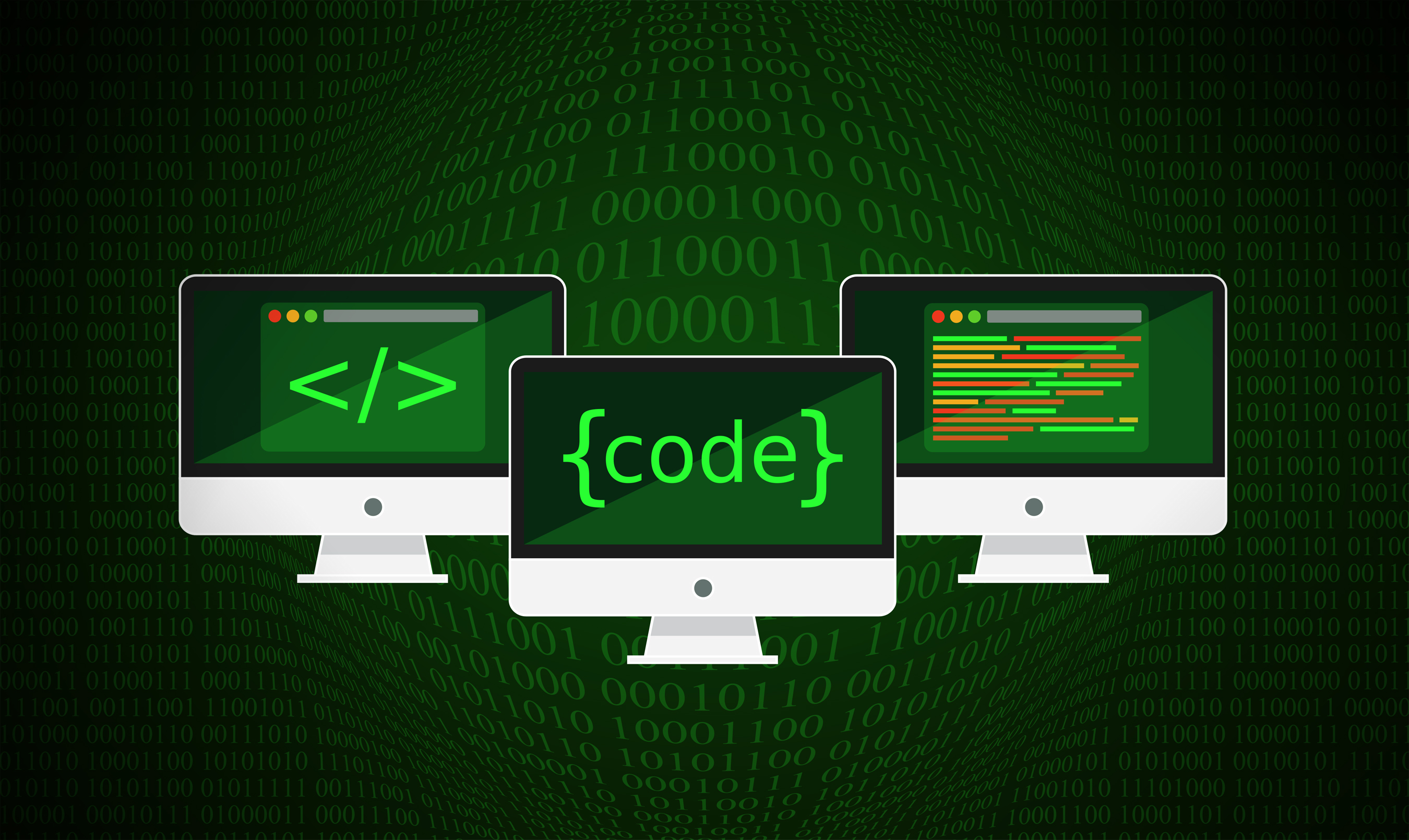Code - coding and programming - dark version photo