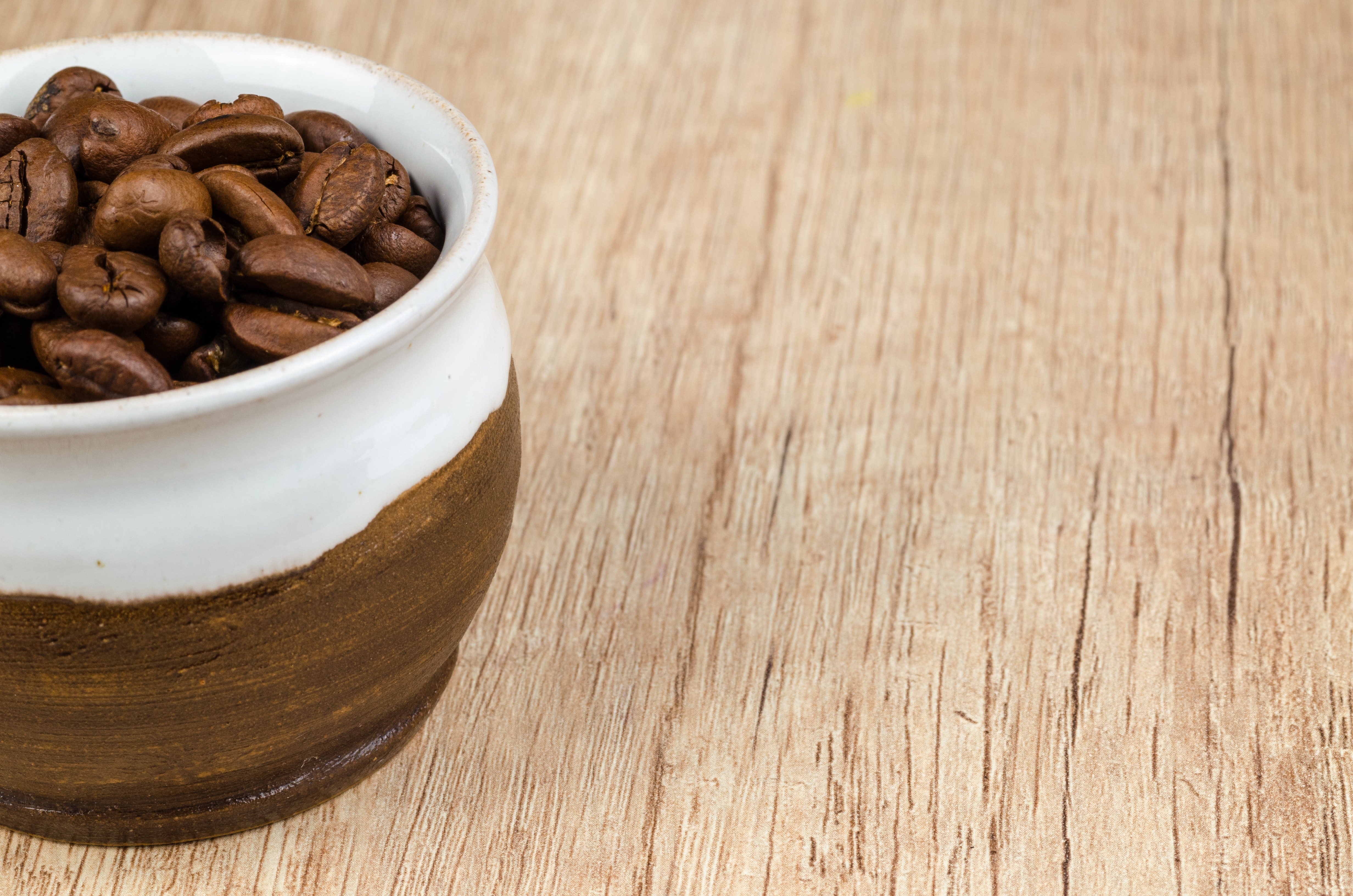 Coffee Beans in Bowl, Aroma, Nobody, Wood, Texture, HQ Photo