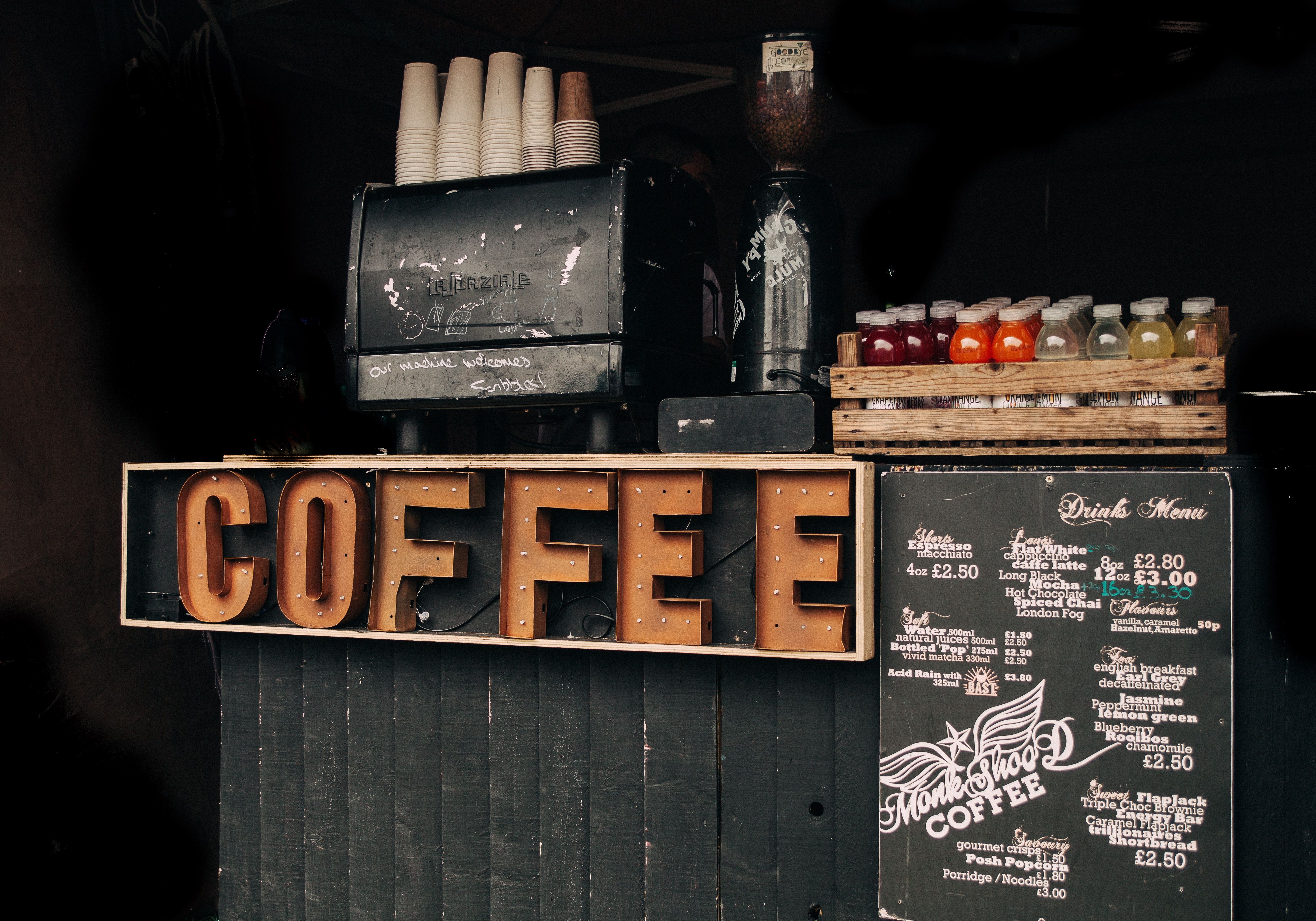 Coffee Brown Signage, Bar, Bar images, Business, Coffee beans, HQ Photo