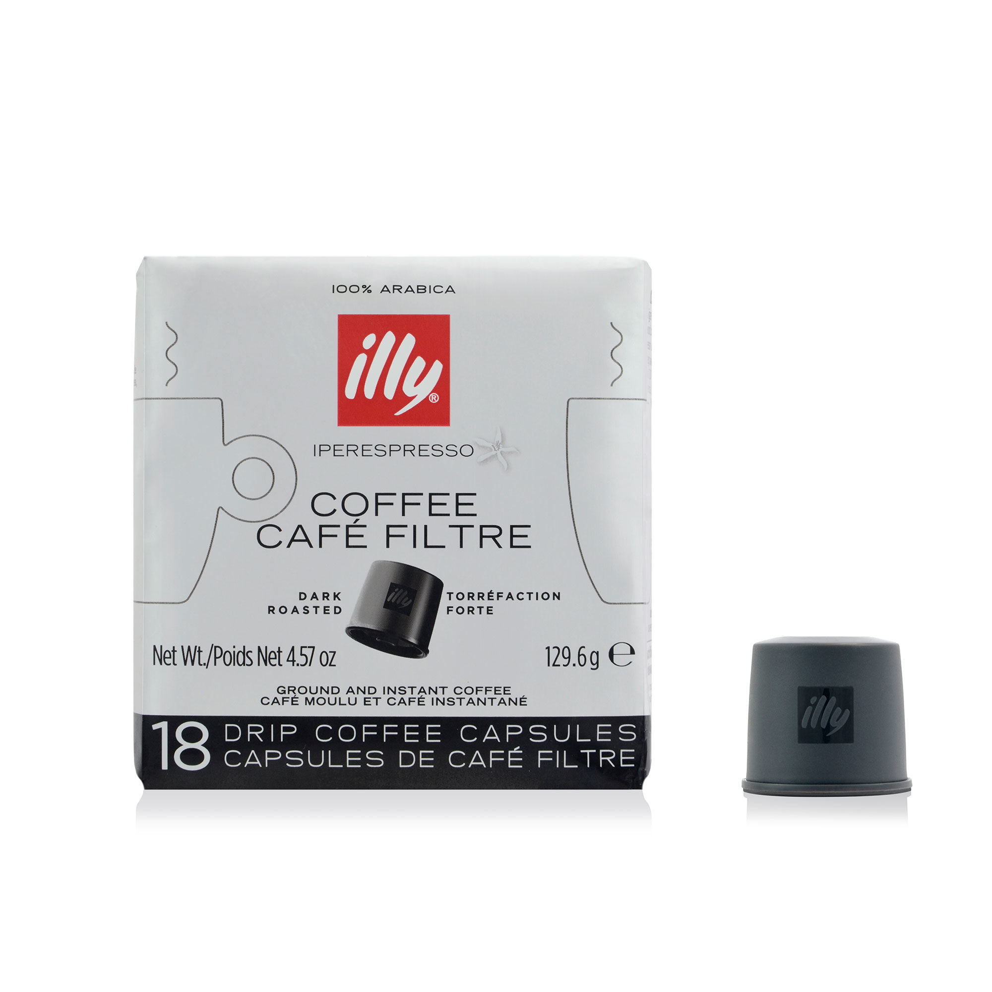 Dark Roast Drip Coffee Capsules - iperEspresso - illy eShop
