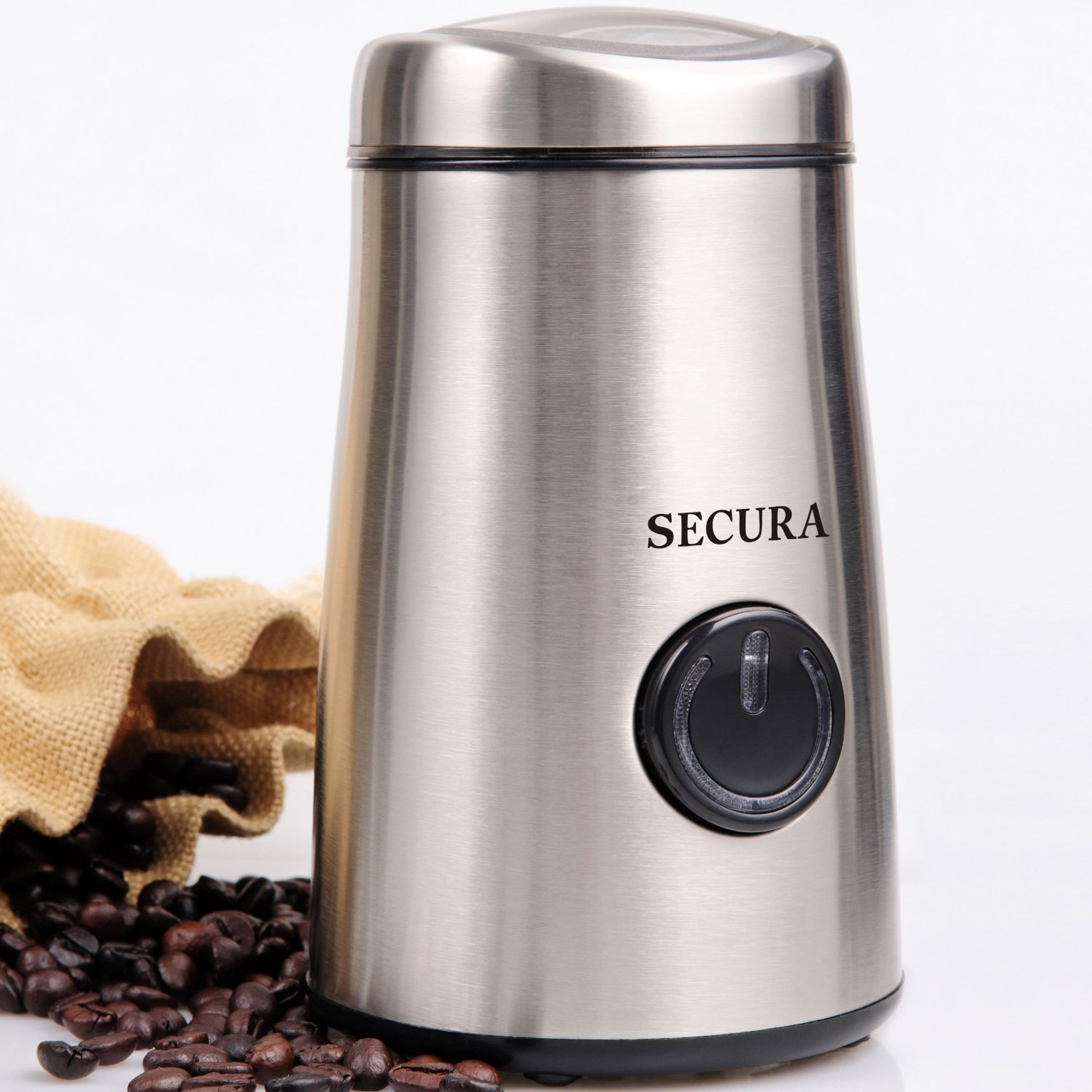 Electric Coffee Bean Spice Grinder Stainless-Steel Blades Mill Nut ...