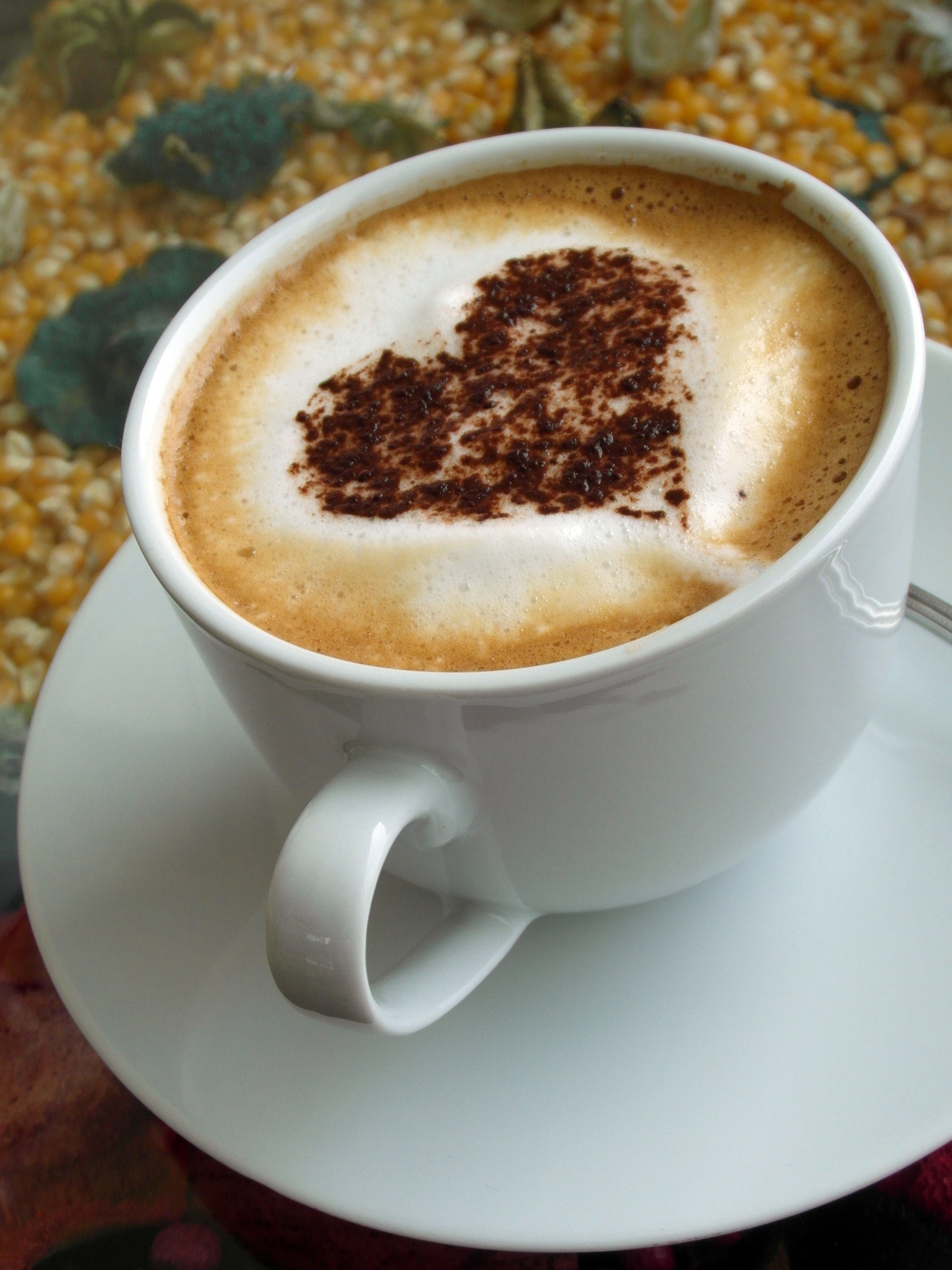 Coffee heart art photo