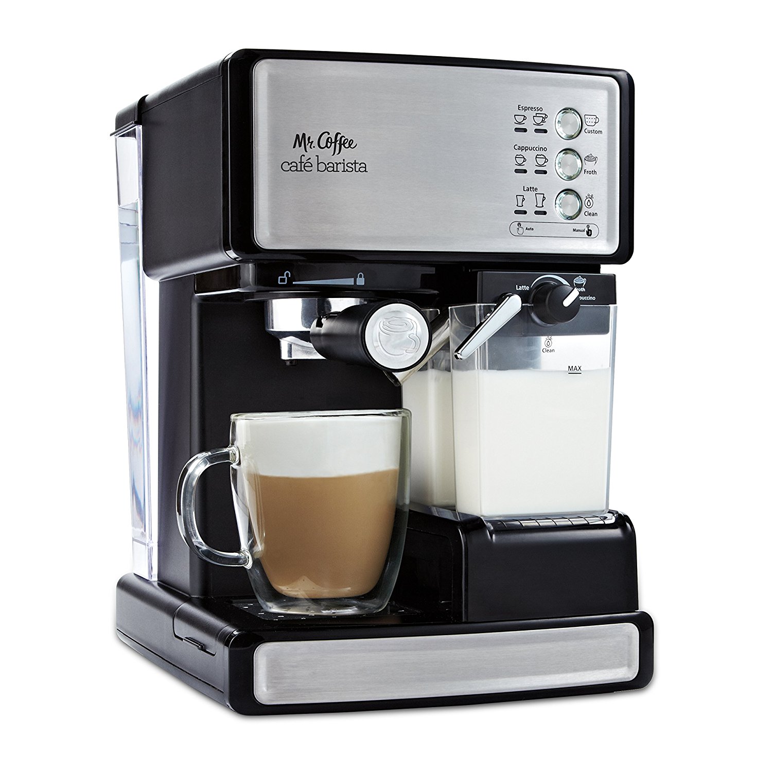 Amazon.com: Mr. Coffee Cafe Barista Espresso and Cappuccino Maker ...