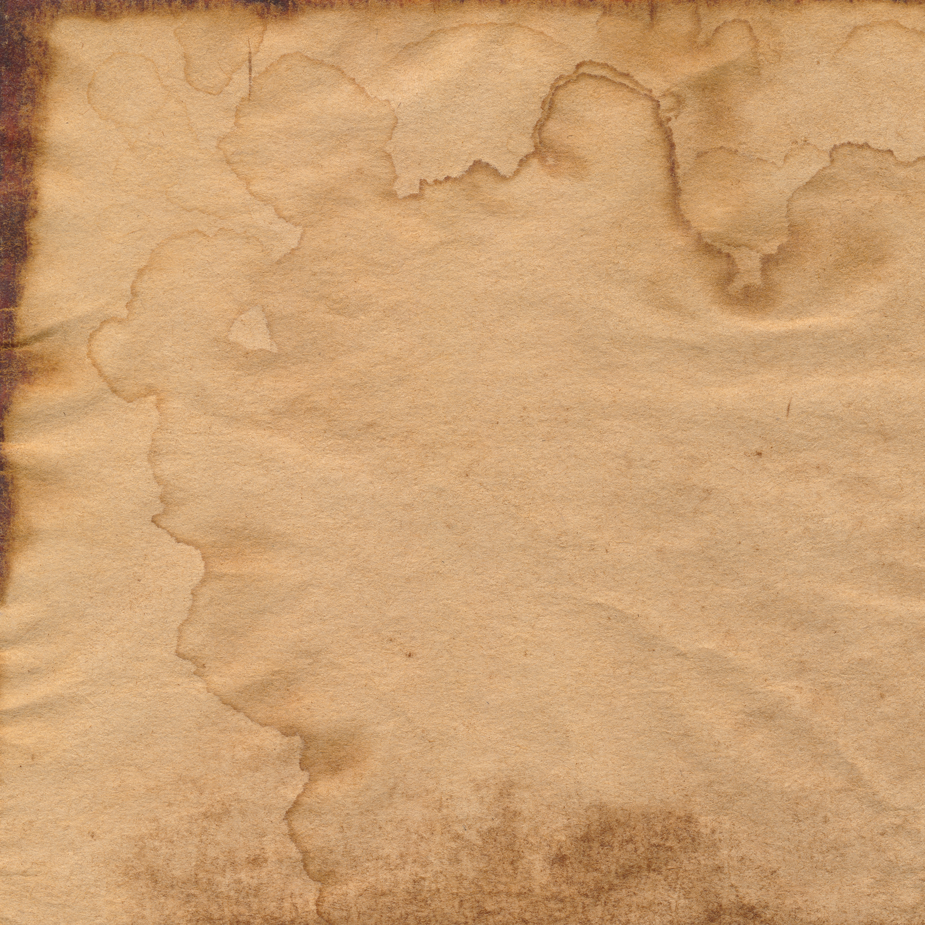 Coffee stained paper texture photo