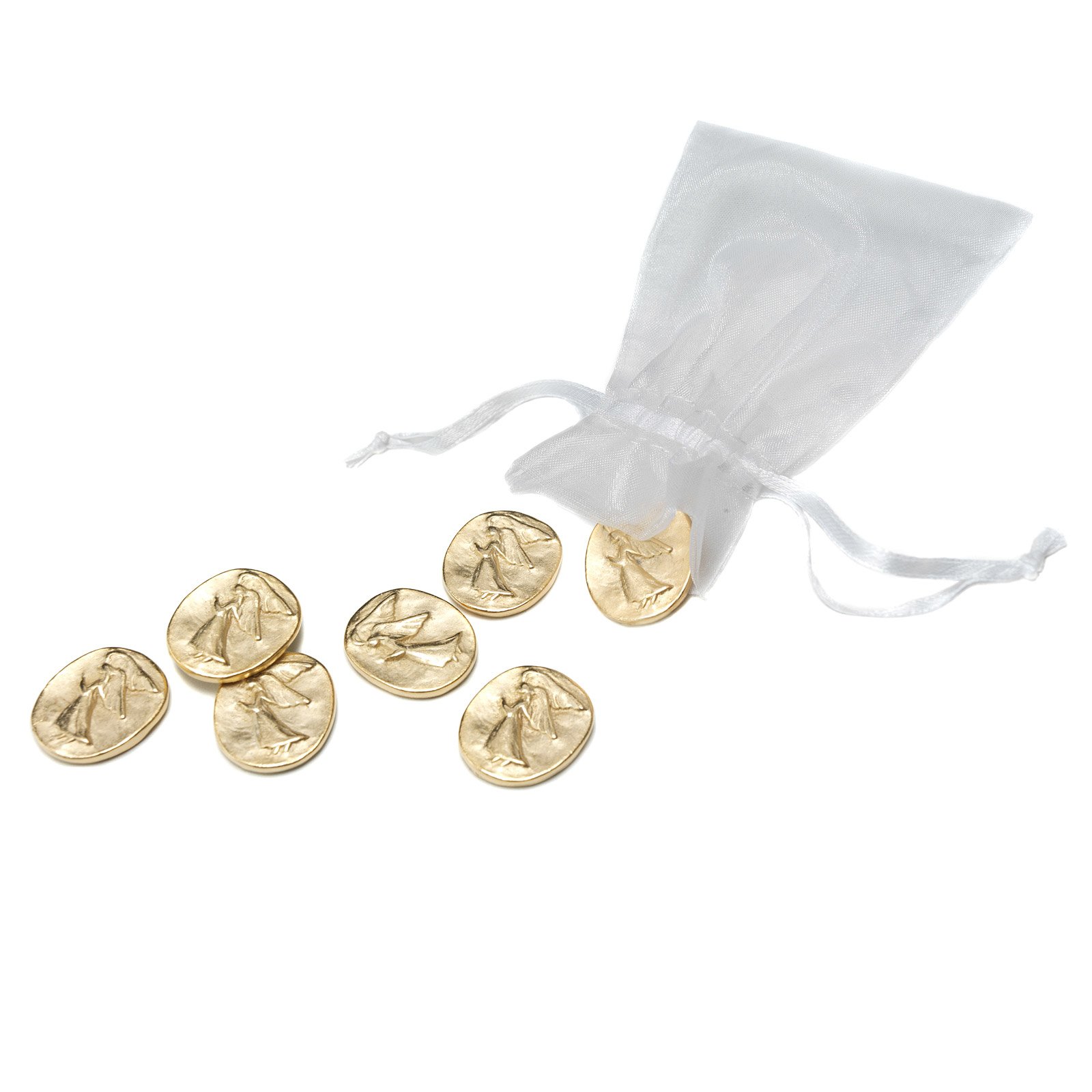 Gold Angel Coins - Set of 7 | Set of Seven Gold Angel Coins ...