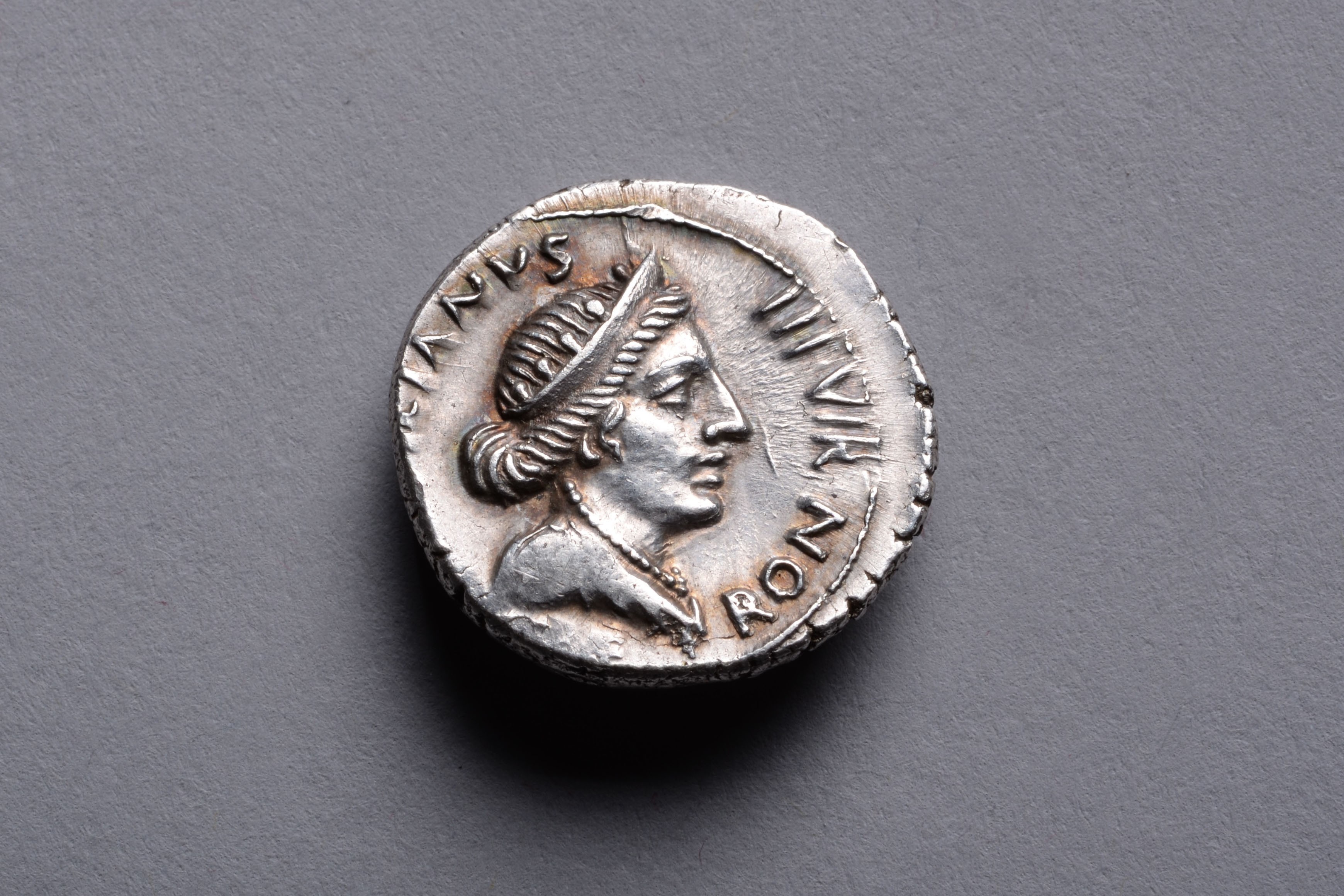 Ancient Roman Silver Parthia Denarius Coin of Augustus - 19 BC ...