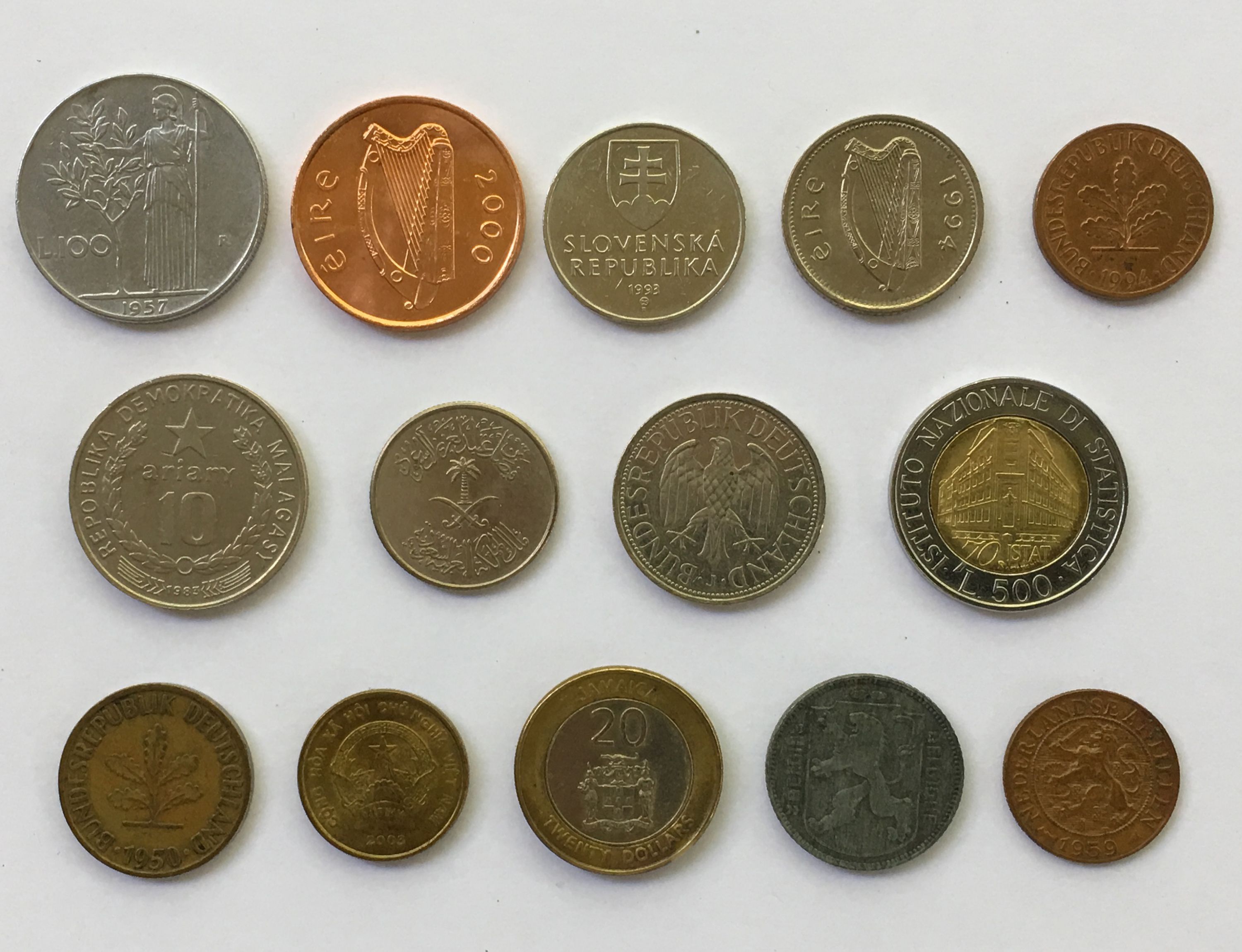 Foreign/World Coins Set #1 - 14 Coins - for sale, buy now online ...