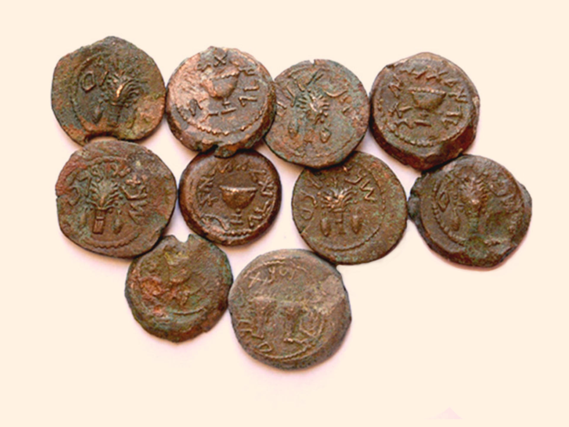Hoard of Bronze Coins from 'Great Revolt' Unearthed in Jerusalem ...