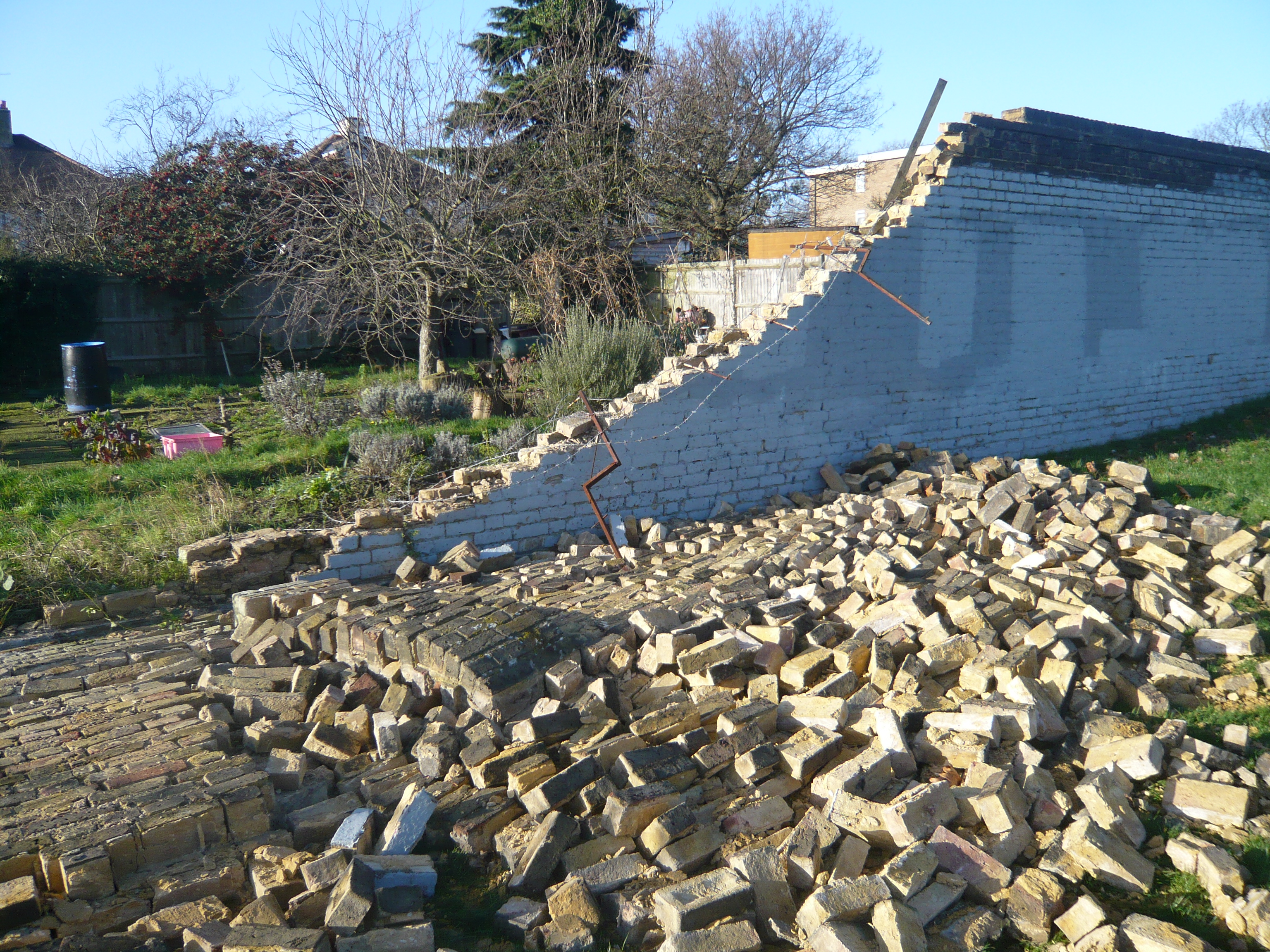 Bricking it: Council refuses to rebuild wall to “save” £50,000 ...