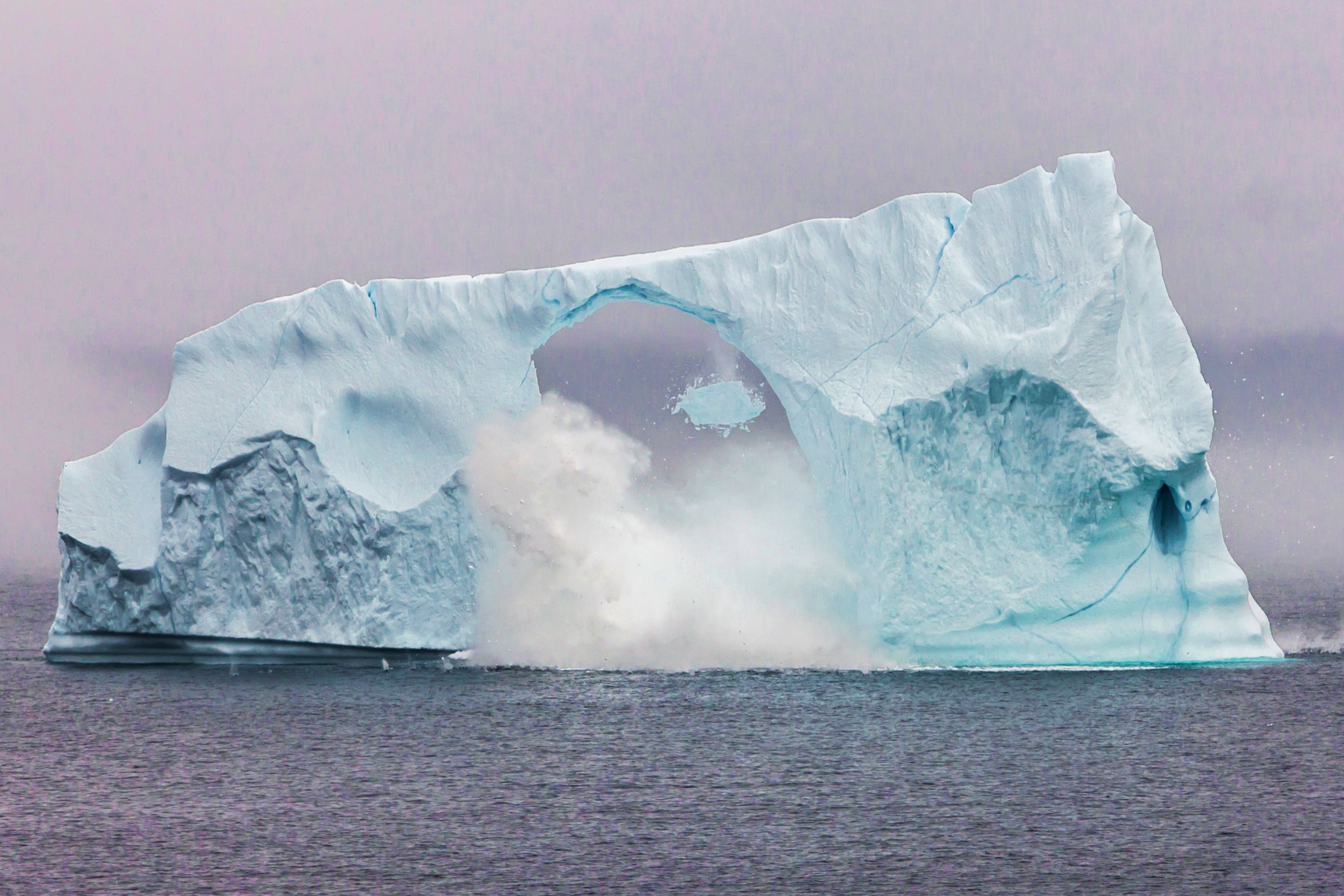 Interesting Photo of the Day: Collapsing Iceberg in Cape Spear