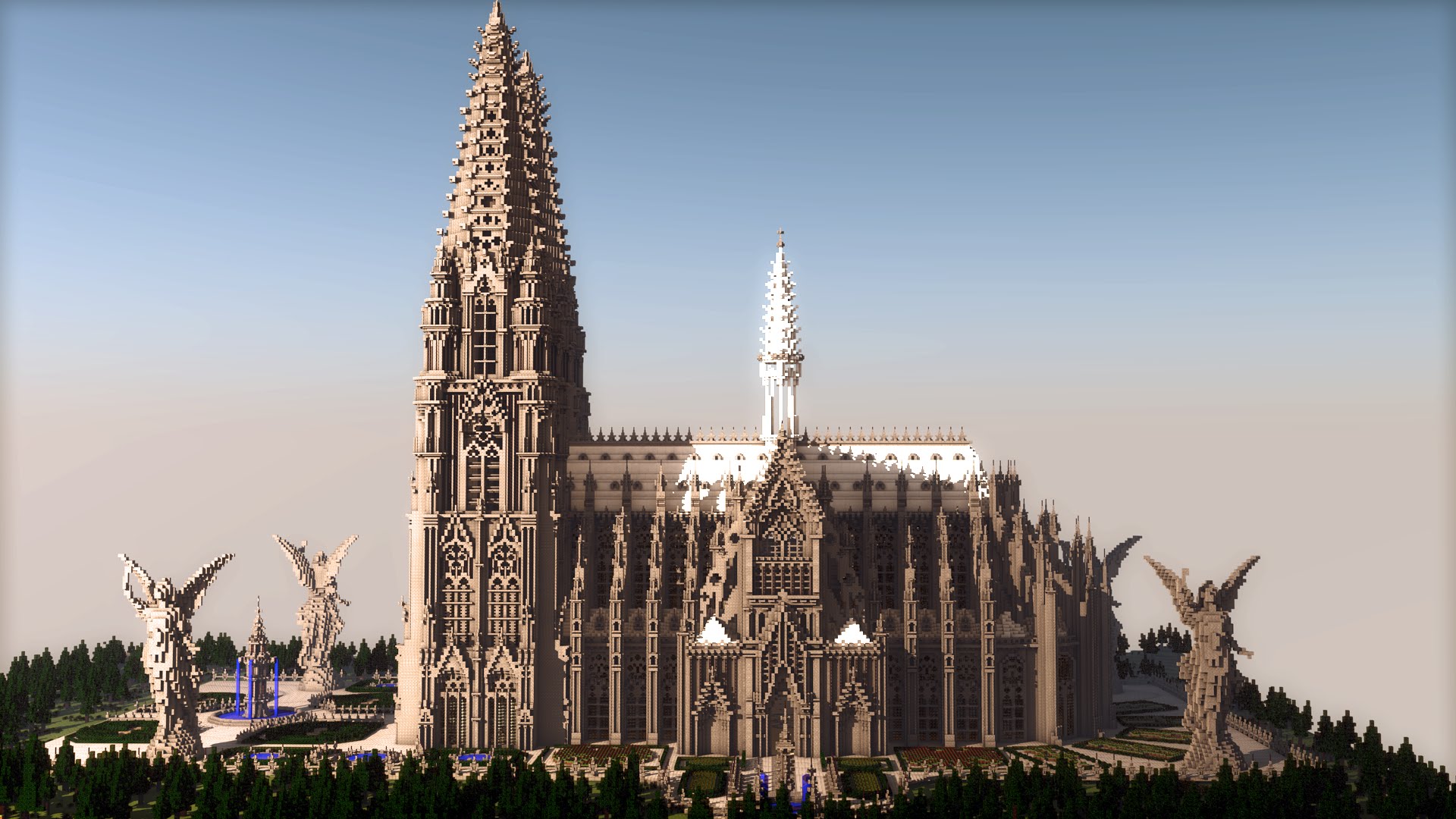 Cologne Cathedral in Minecraft - YouTube