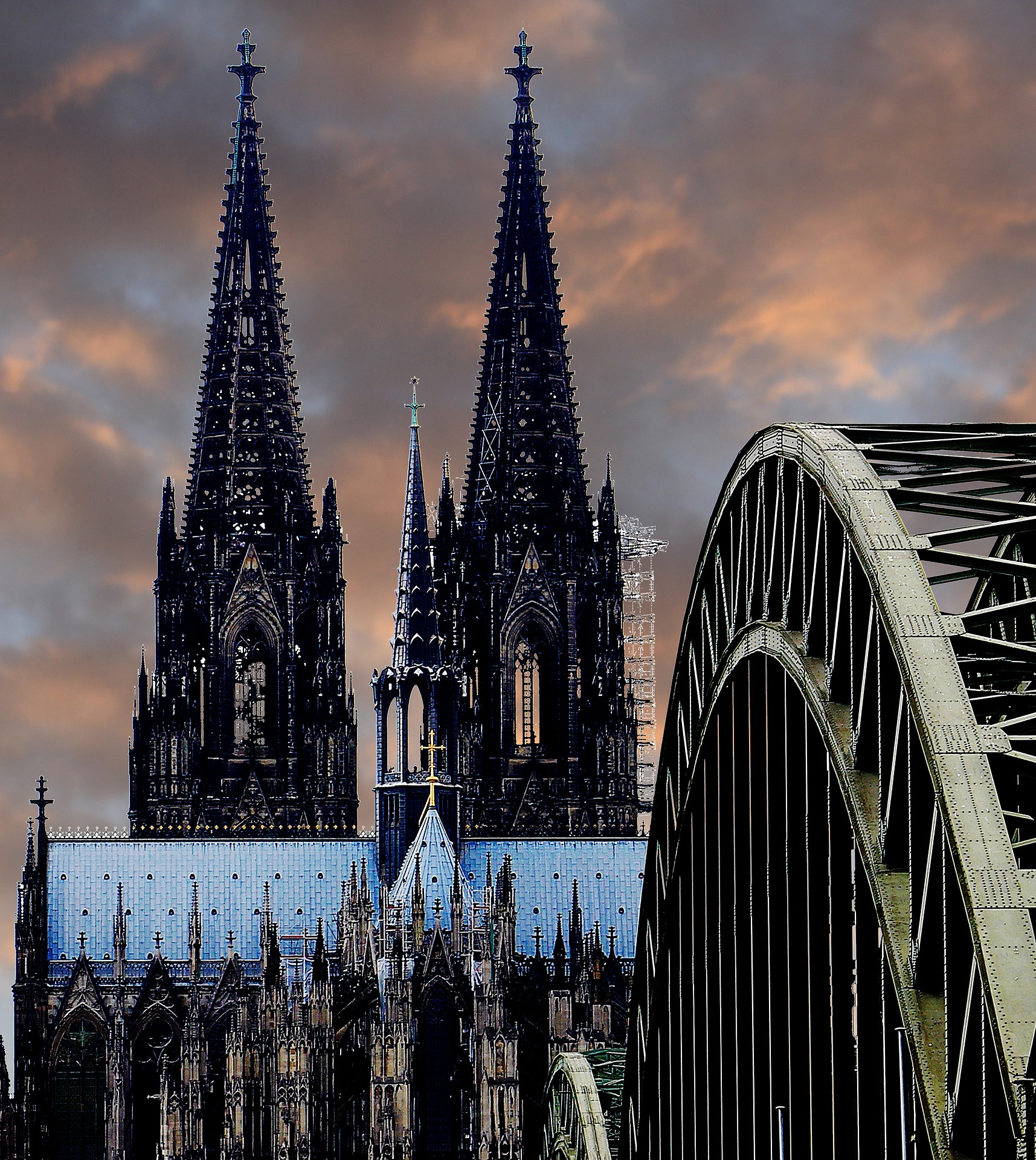 Free photo: Cologne Cathedral - Architecture, Bridge, Building - Free  Download - Jooinn