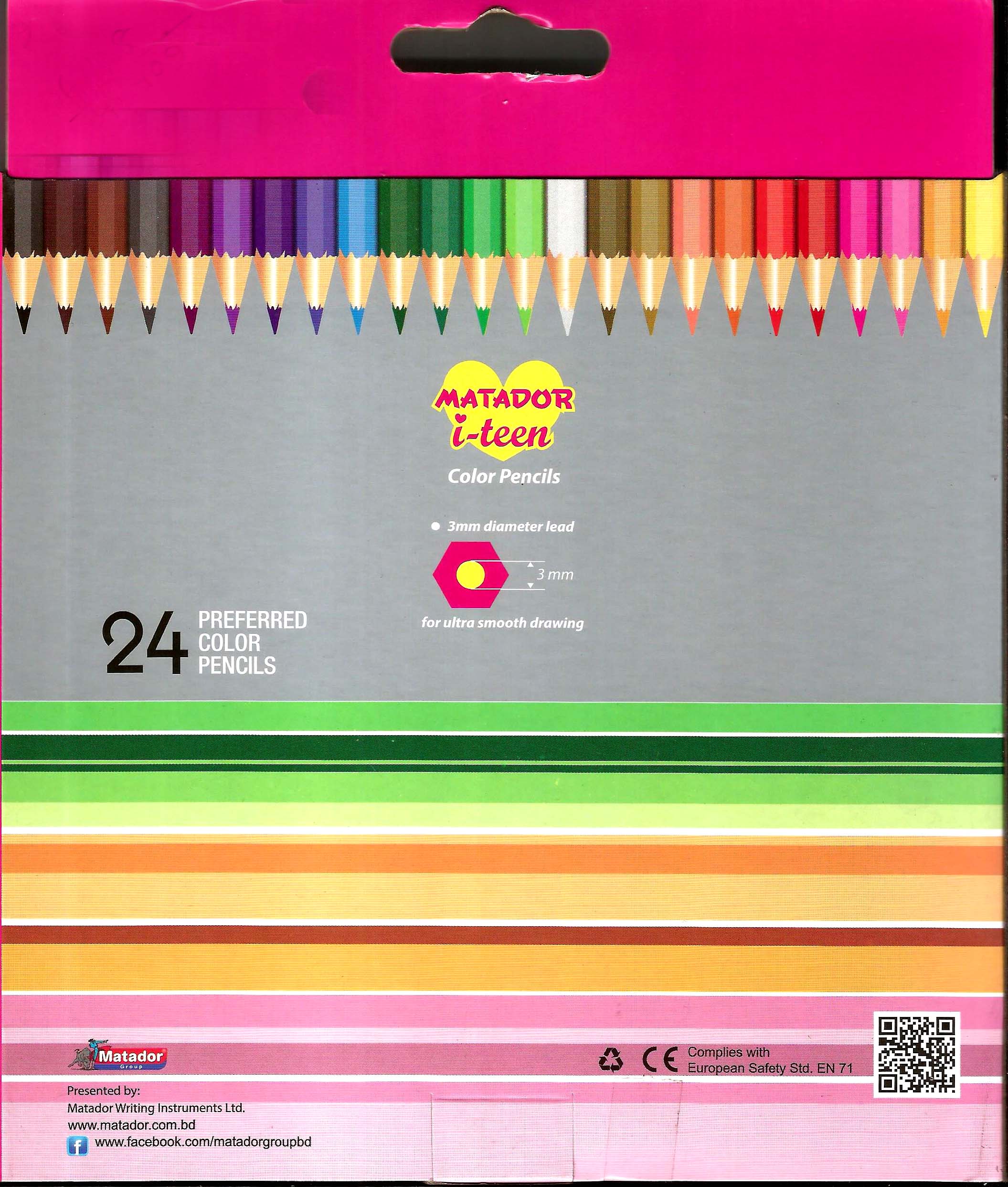 Matador i-teen 24 Colors Pencils Full – Tahsin Enterprise