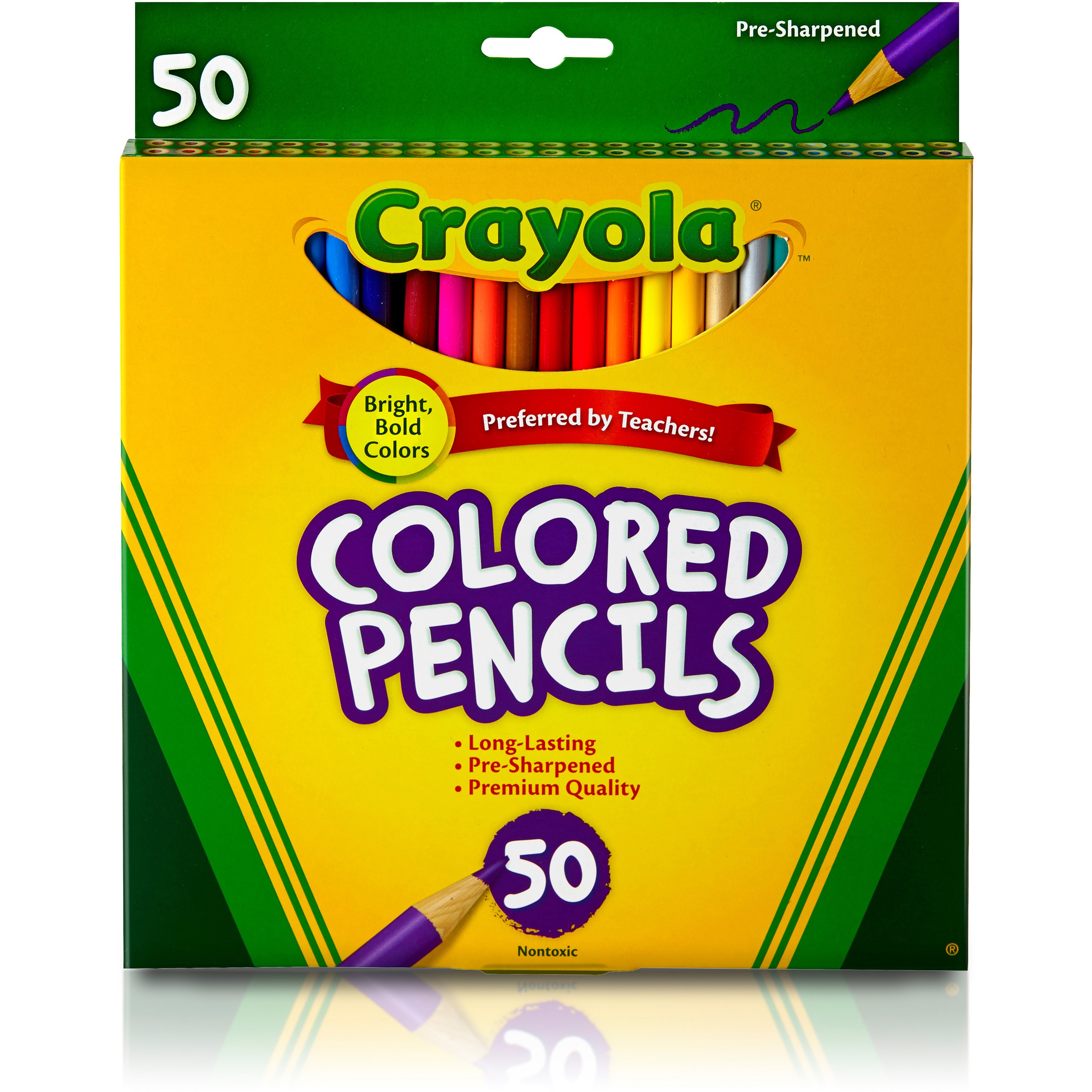 Crayola Colored Pencils - 7 inches - 50 Count - Walmart.com