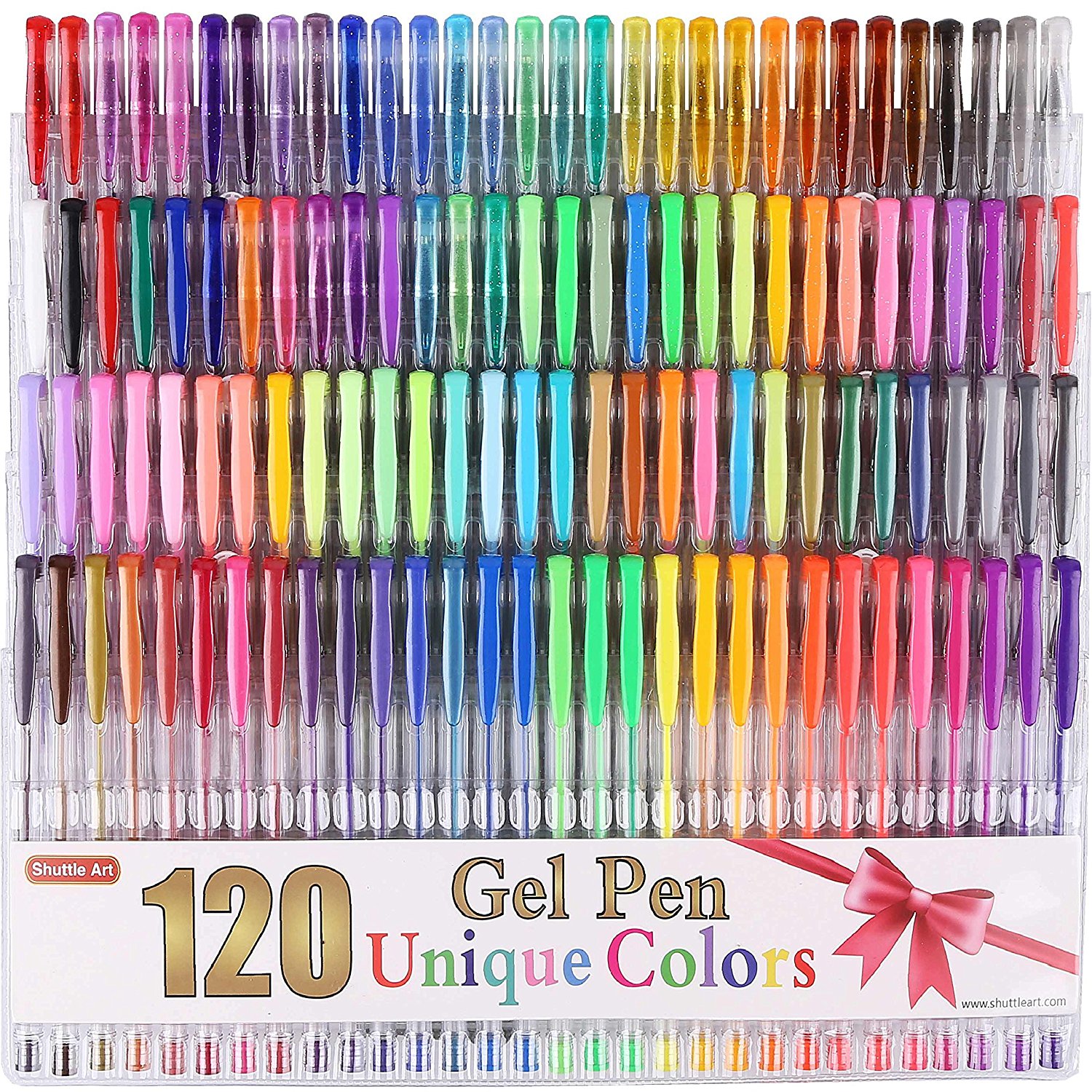 Shuttle Art Gel Pens - 120 Unique Colors - Peachy PlanIt