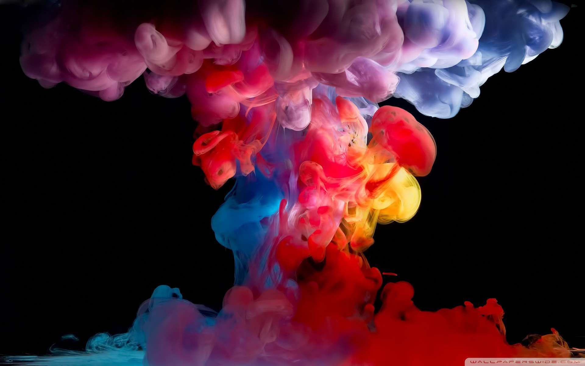 Colorful Smoke 4 Wallpaper 1080p HD HD | MONU | Pinterest | Colorful ...