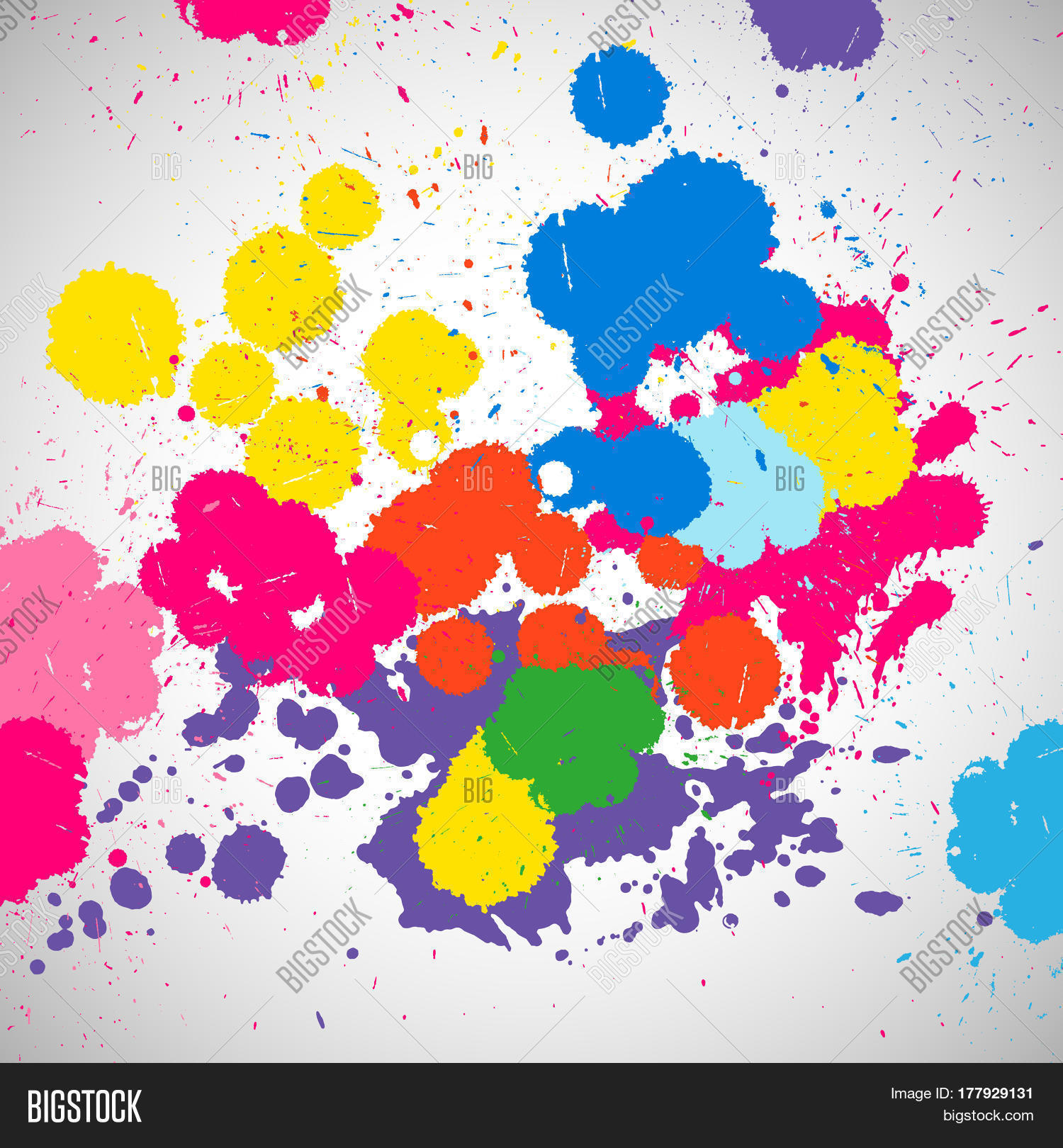 Holi Background Color Paint Image & Photo | Bigstock