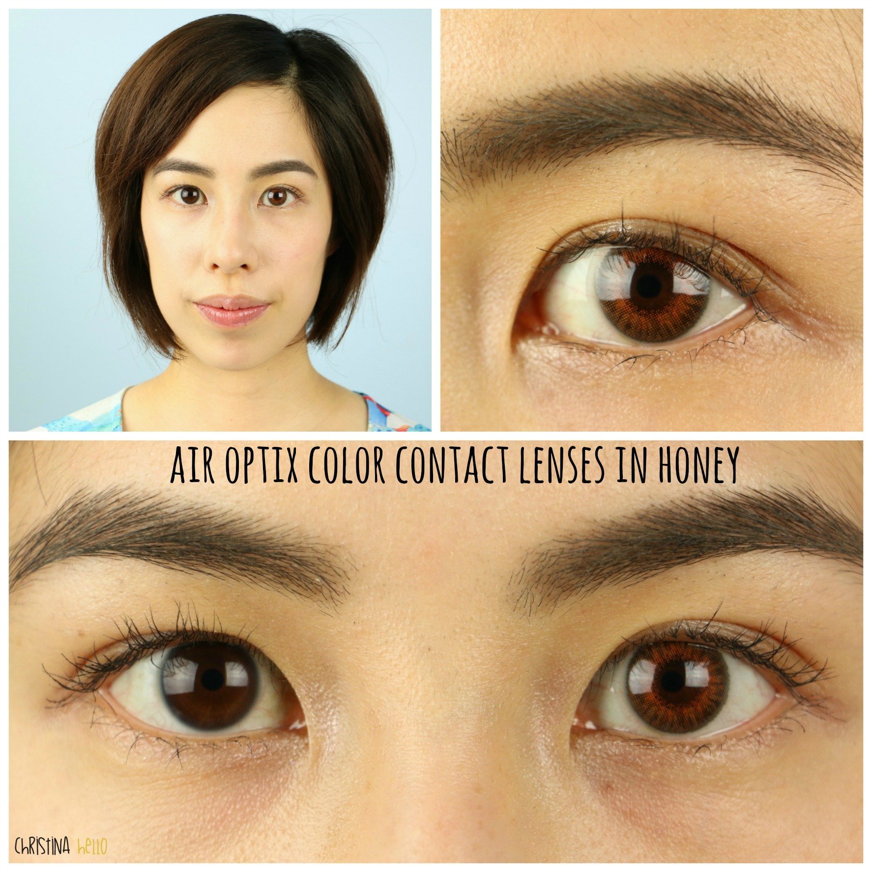 Colored contacts first impressions (Air optix, Freshlooks, Acuvue ...