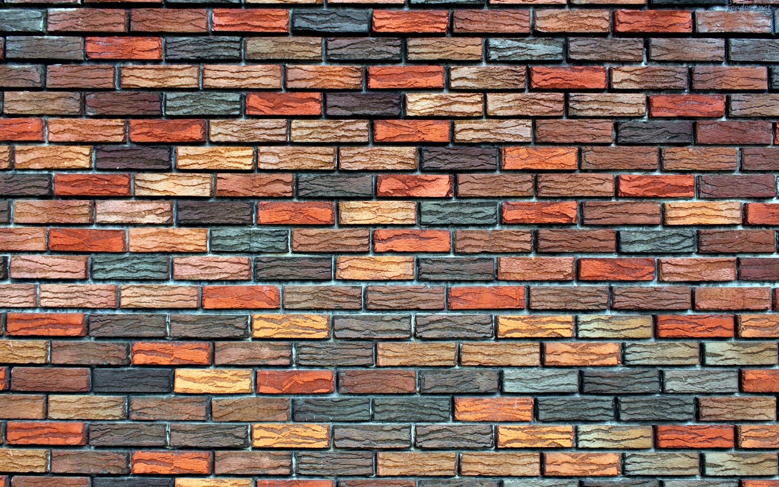 Colored bricks wall | for blog / ppt | Pinterest | Bricks