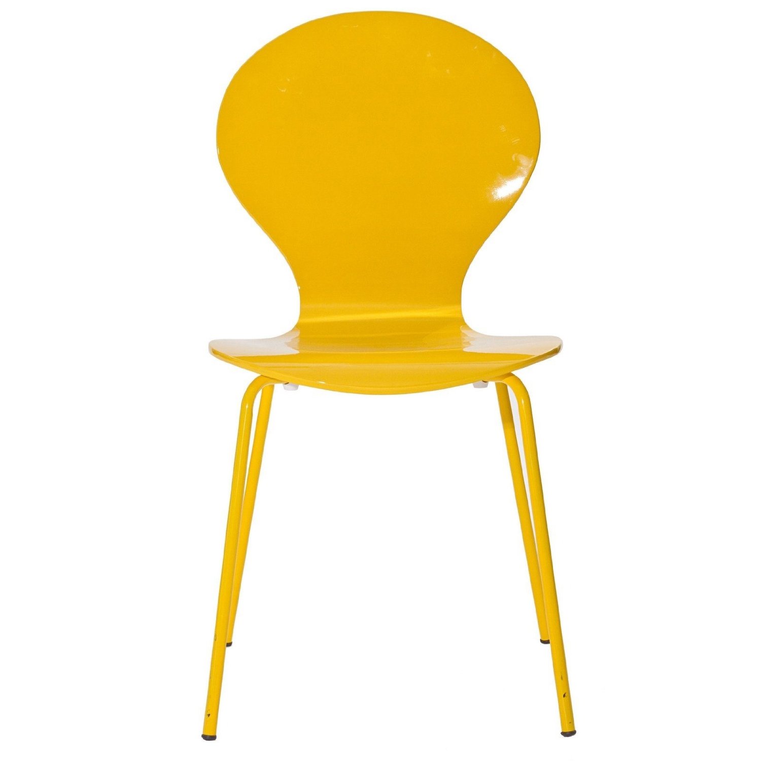 Furniture FashionContemporary Canary Colored Accent Chairs