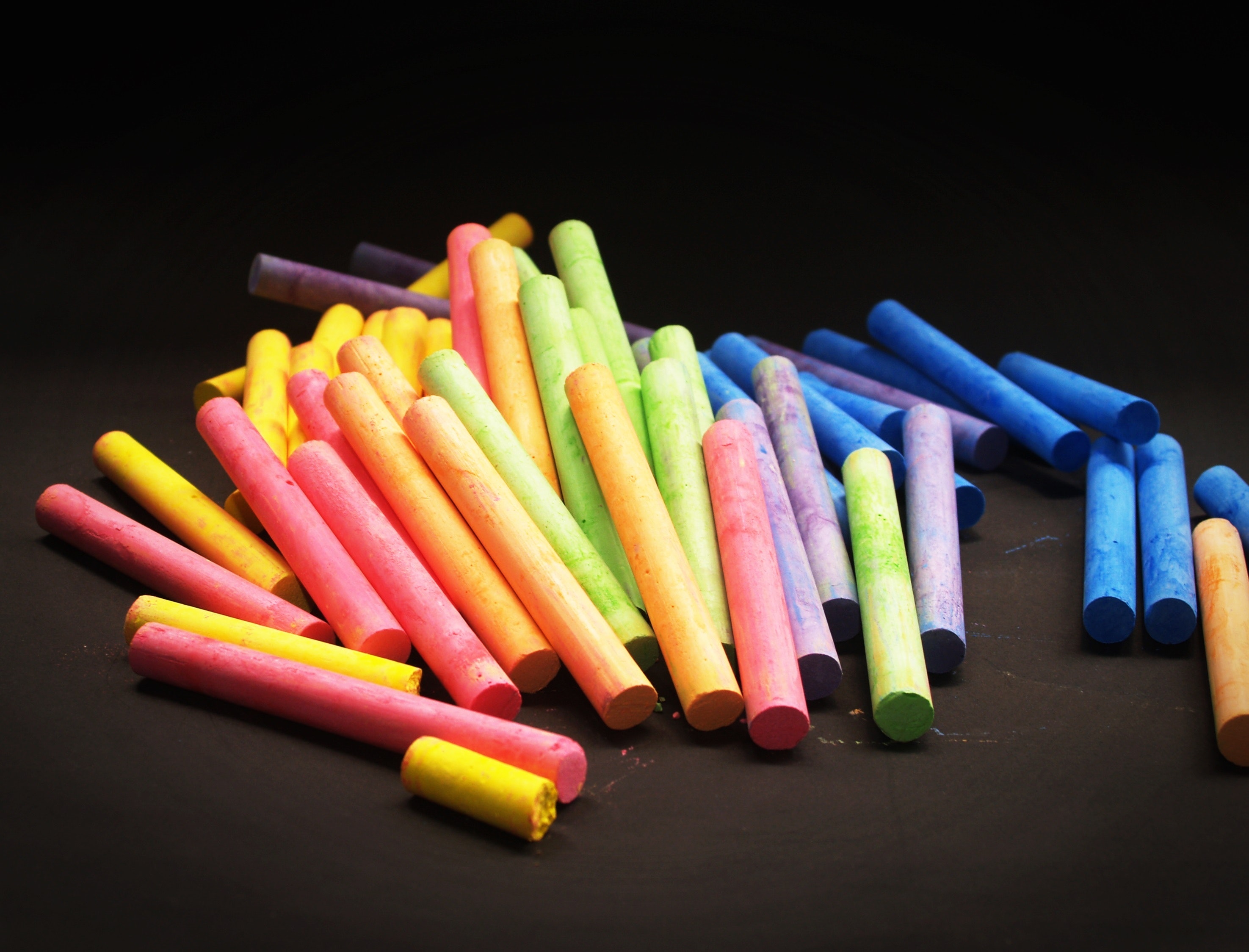 Colored Chalks · Free Stock Photo
