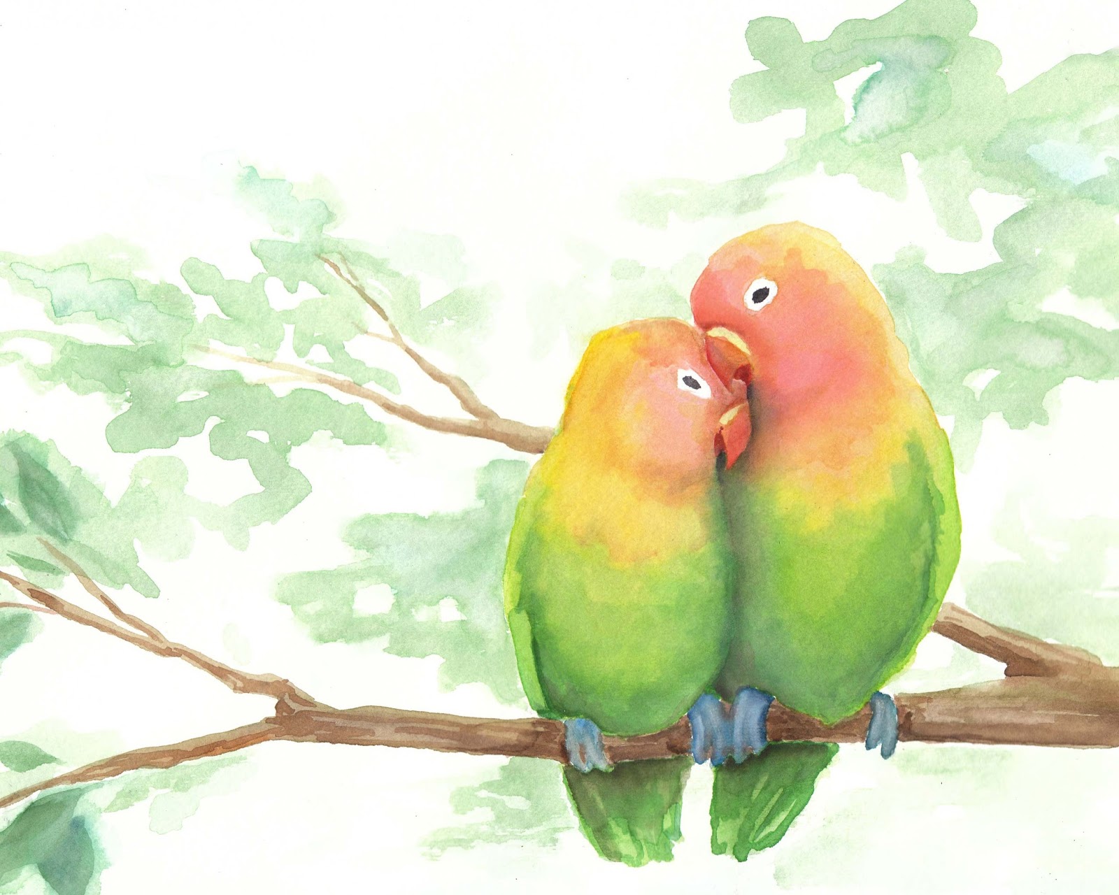 Katrina Crouch — Blushed Design: Colored Pencil Birds