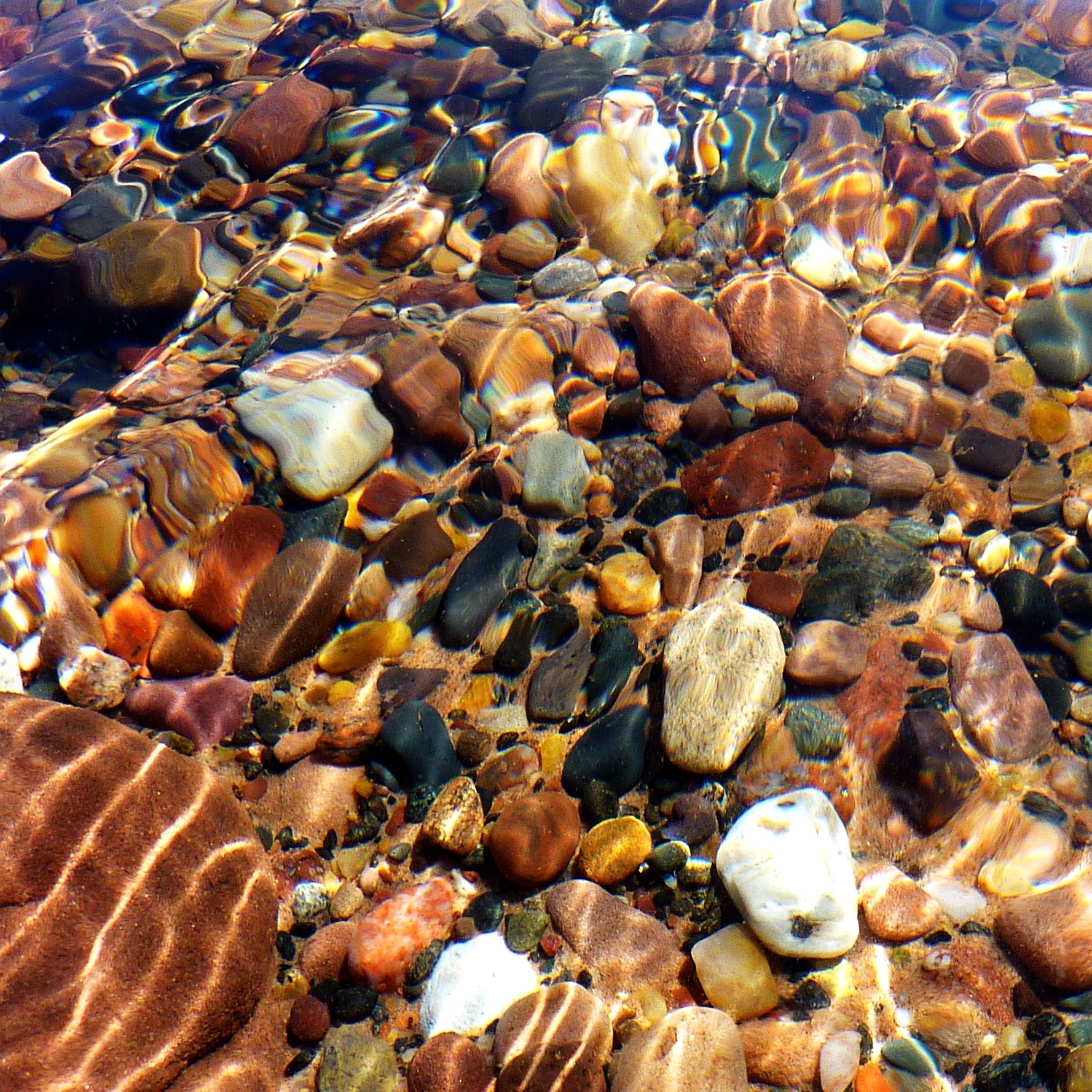 Lake Superior Rocks...gorgeous colored rocks near Whitefish Point ...