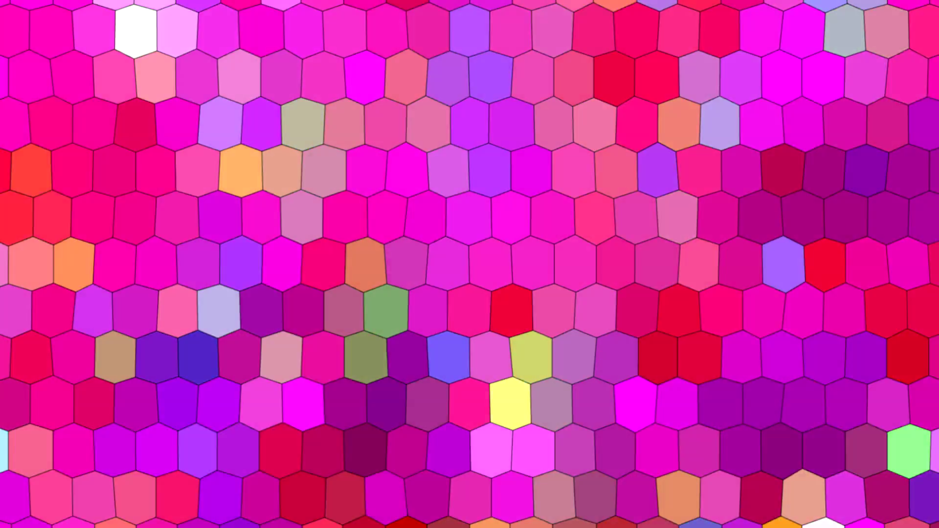 Rainbow Colorful Abstract Hexagons Mosaic Background Backdrop Motion ...