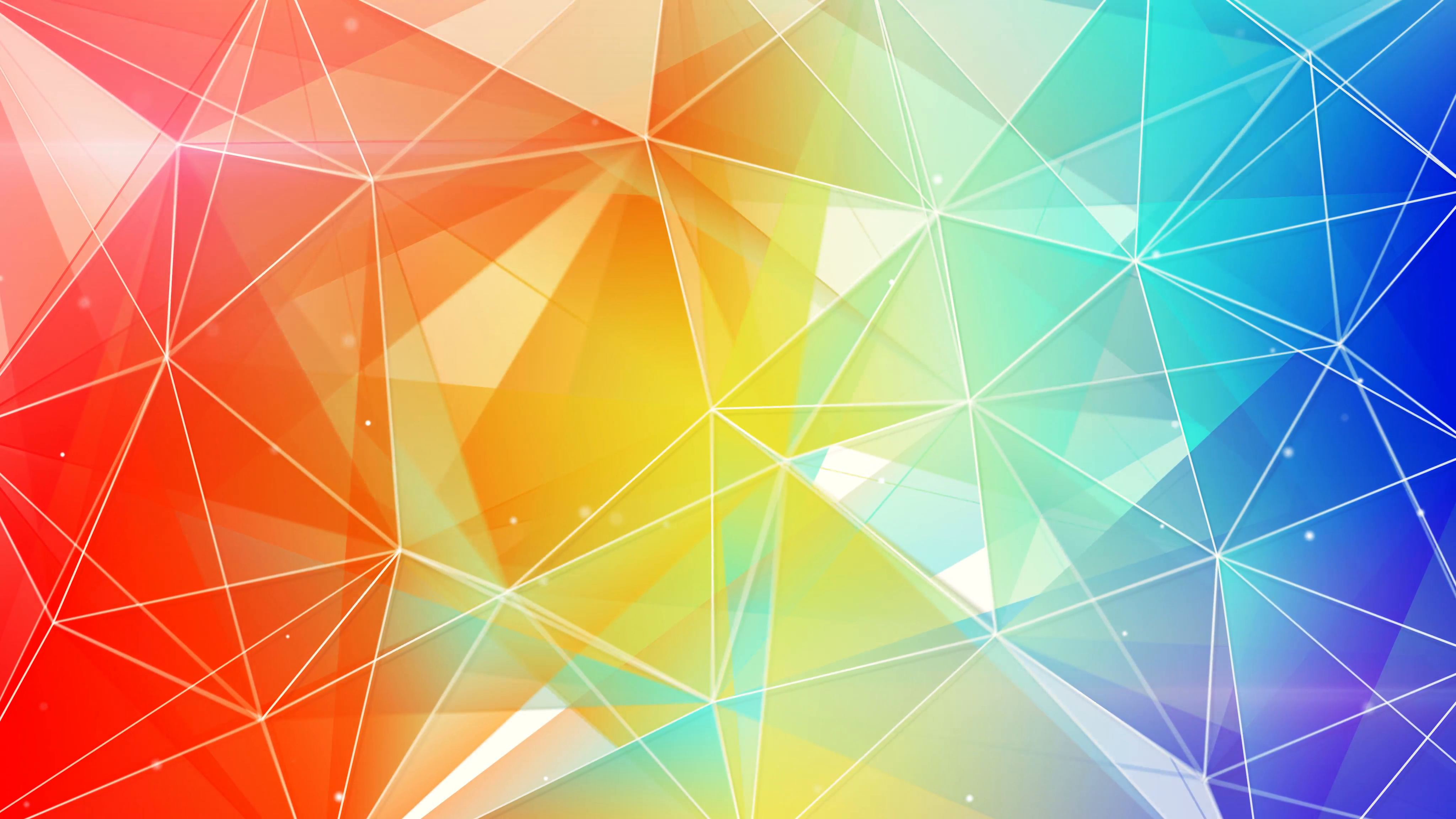 abstract triangle geometrical colorful background loop 4k (4096x2304 ...