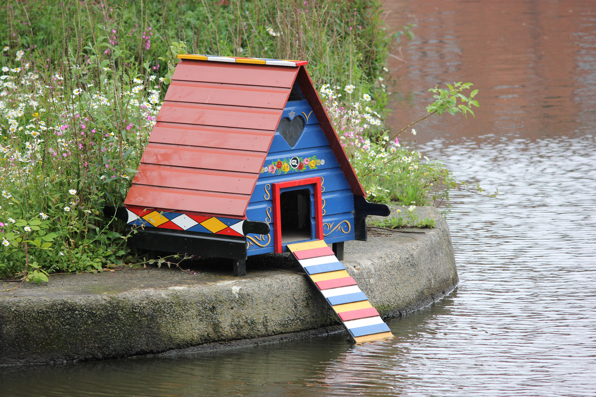 Colorful Bird House Free Stock Photo - Public Domain Pictures