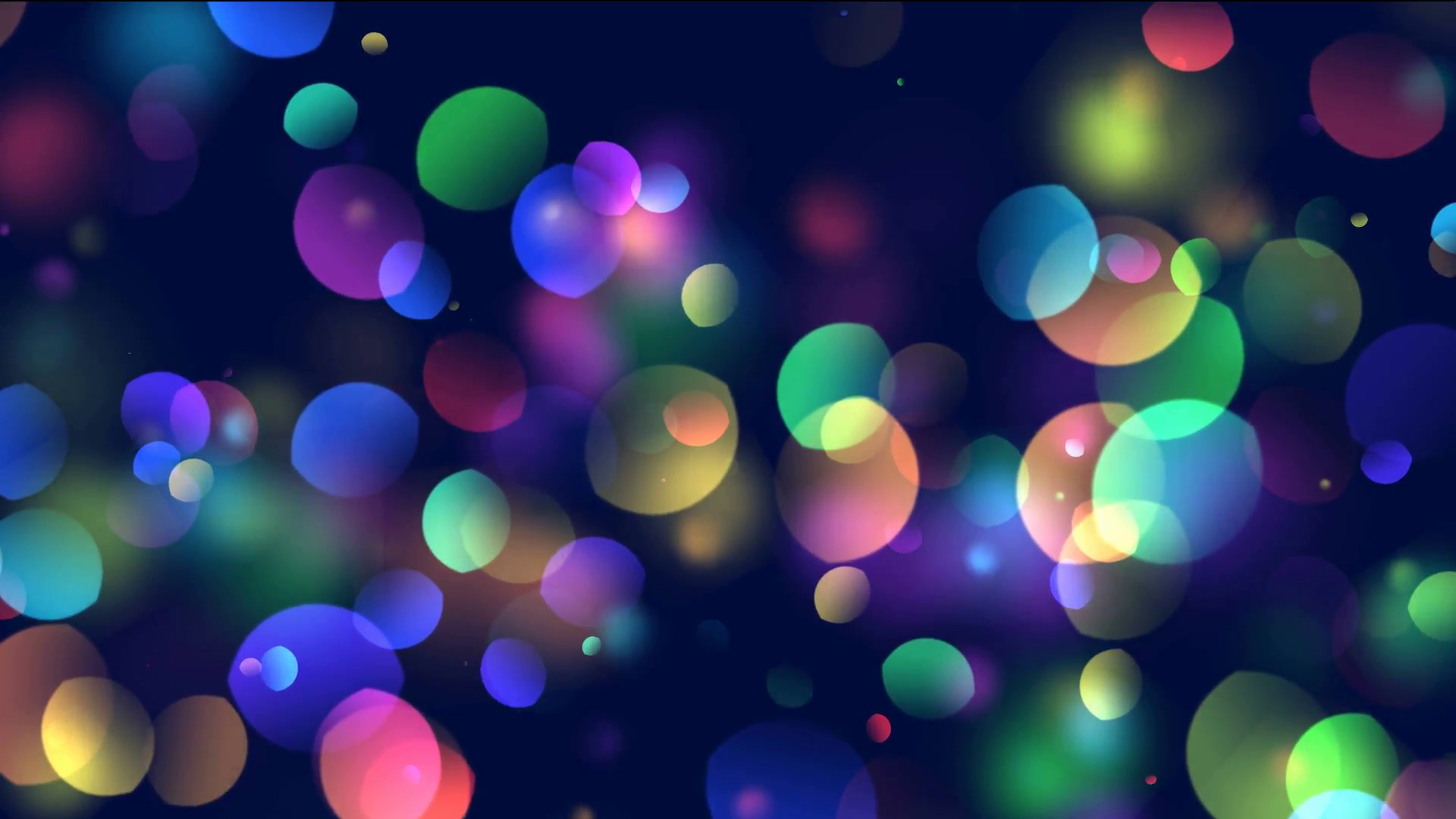 Animation of colorful circles, bokeh background Motion Background ...