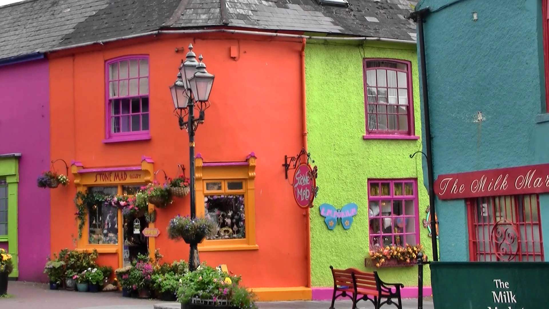 Colorful buildings in Kinsale, Ireland - YouTube