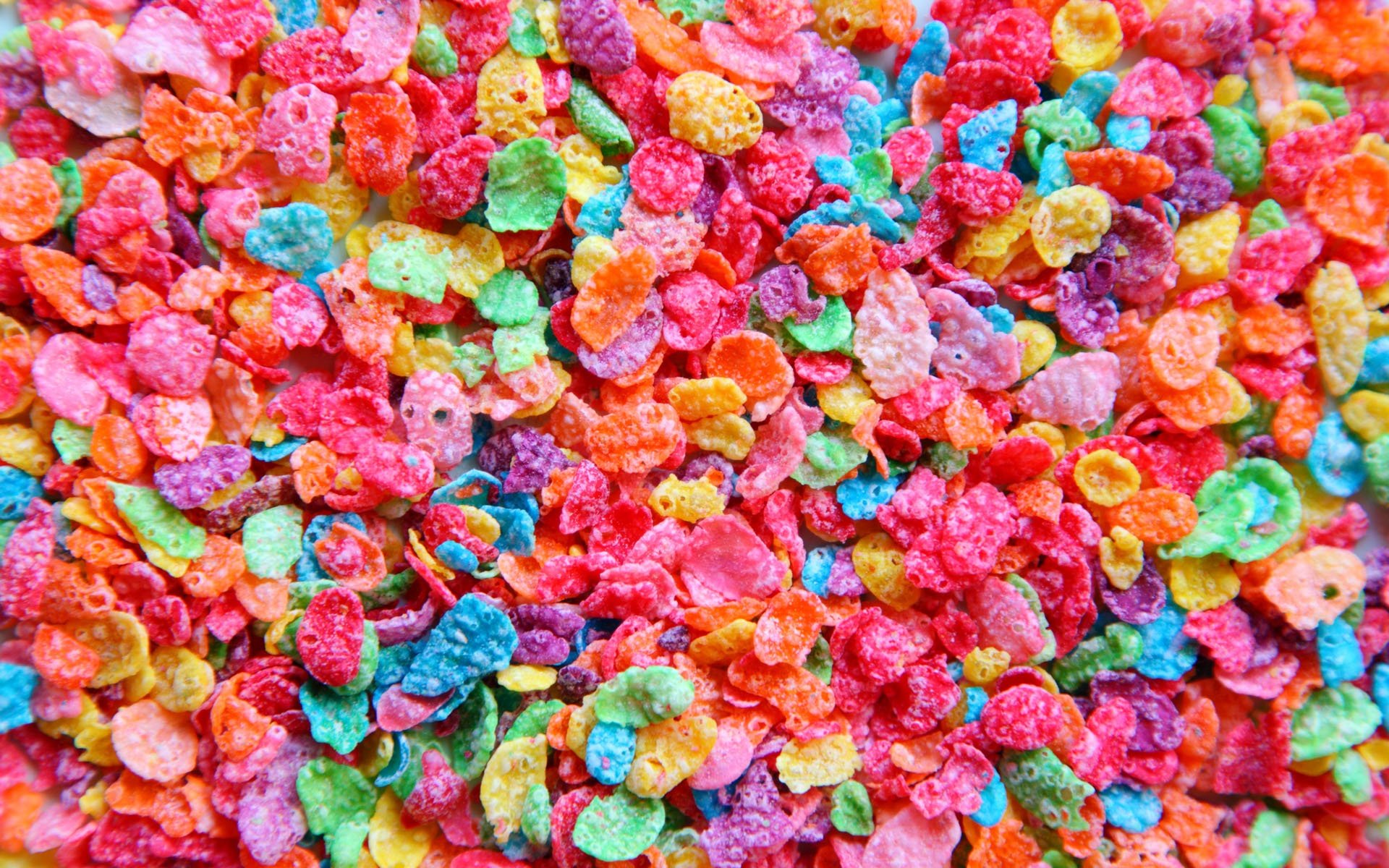 Colorful Cereal Flakes - WallDevil