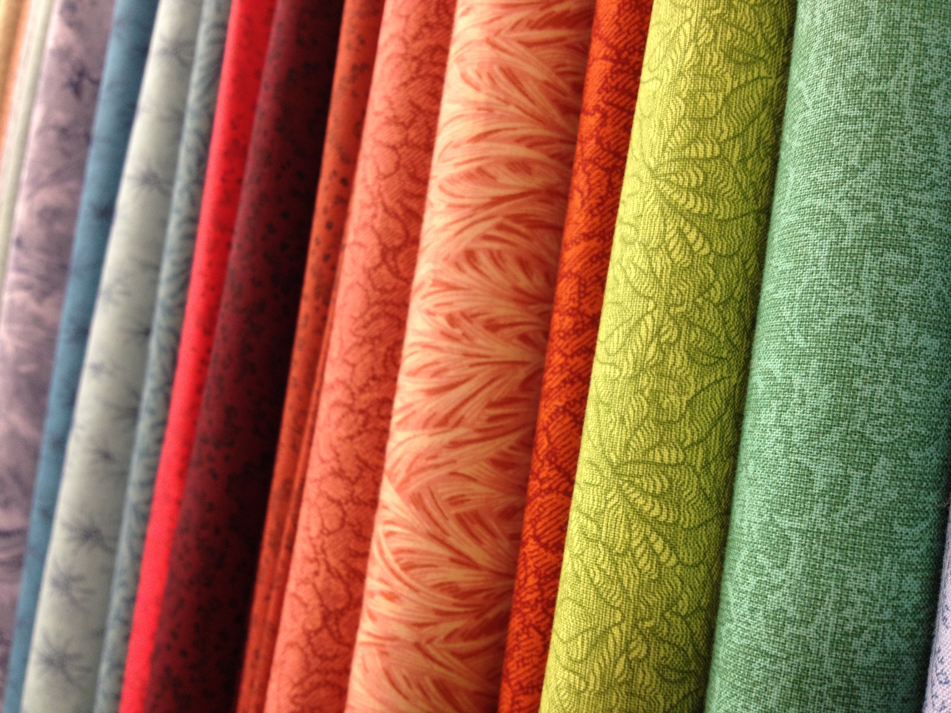 Free photo: Colorful fabric rolls - Sample, Paint, Palette ...
