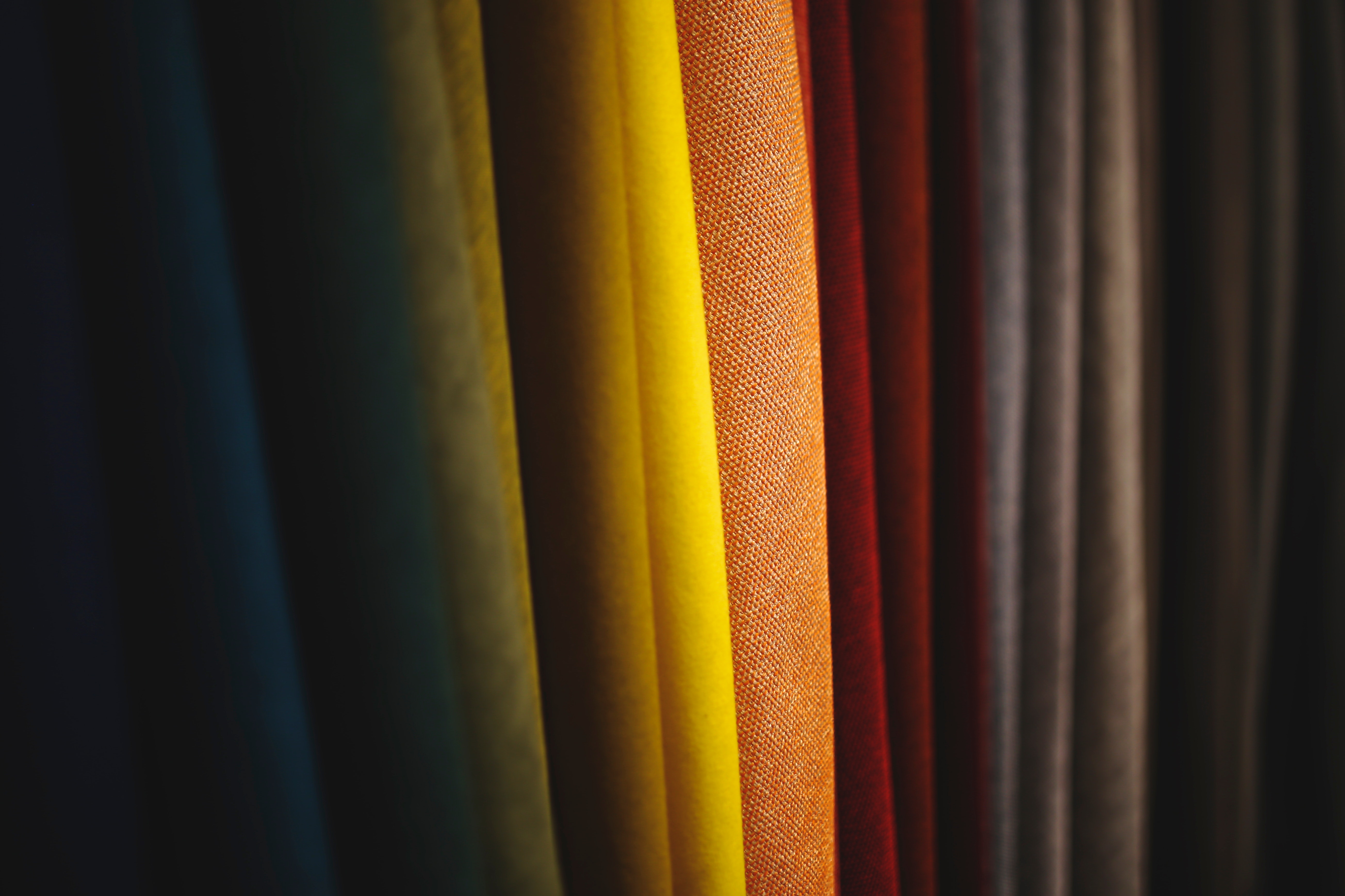 Colorful fabrics, Array, Bright, Color, Colorful, HQ Photo